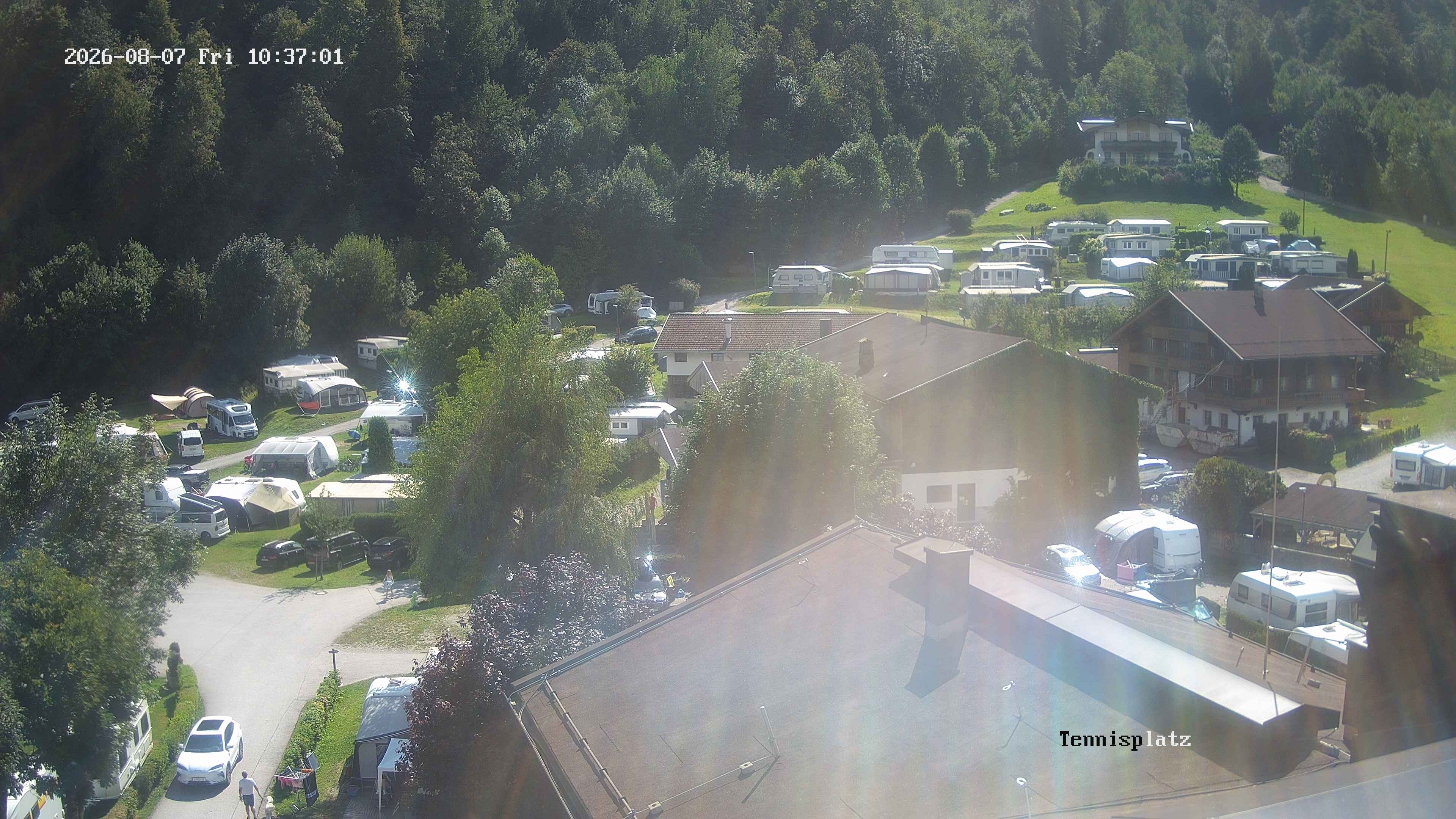 Archived image Webcam Camping Aufenfeld - View Wiesenhof