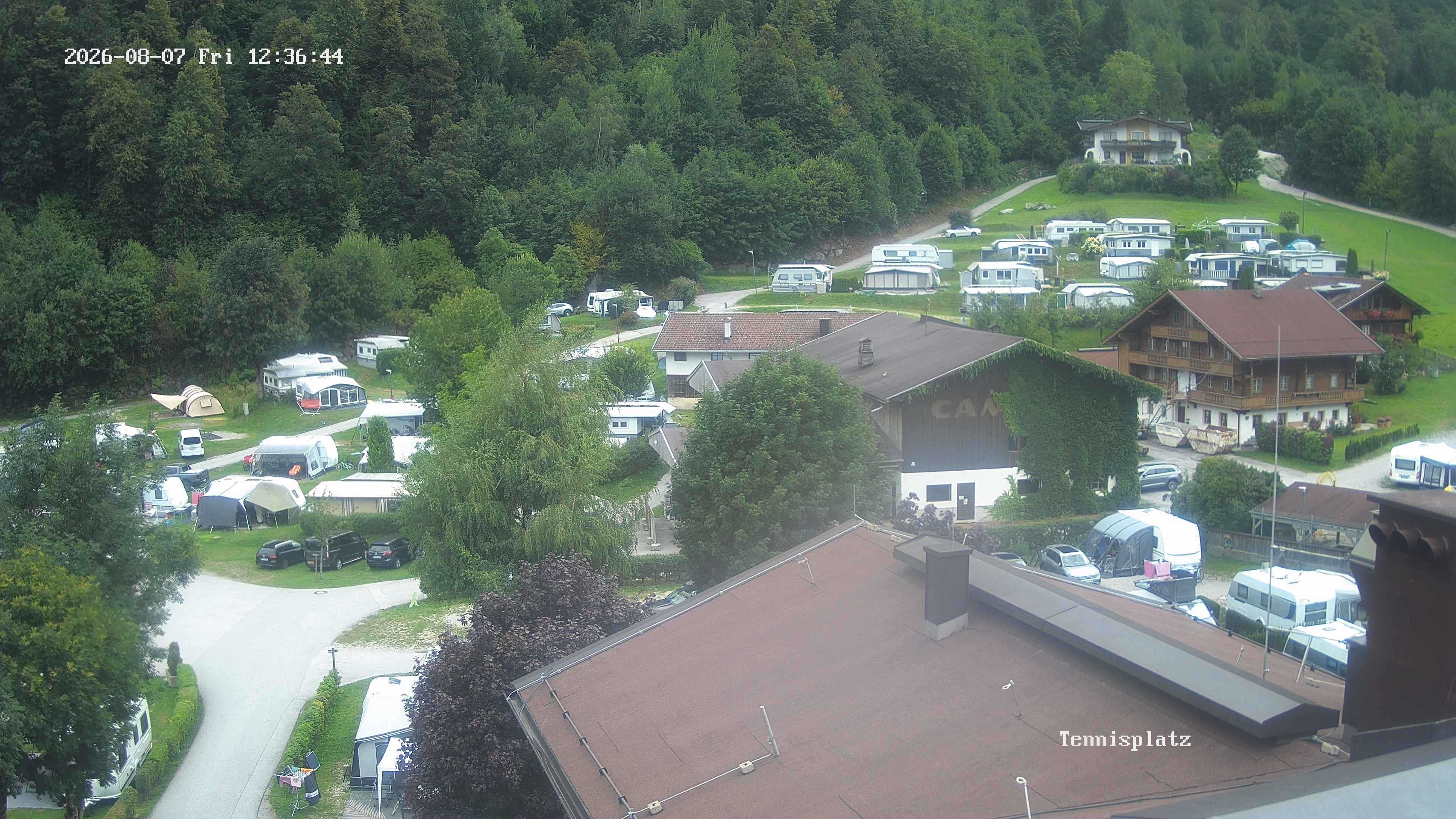 Archived image Webcam Camping Aufenfeld - View Wiesenhof