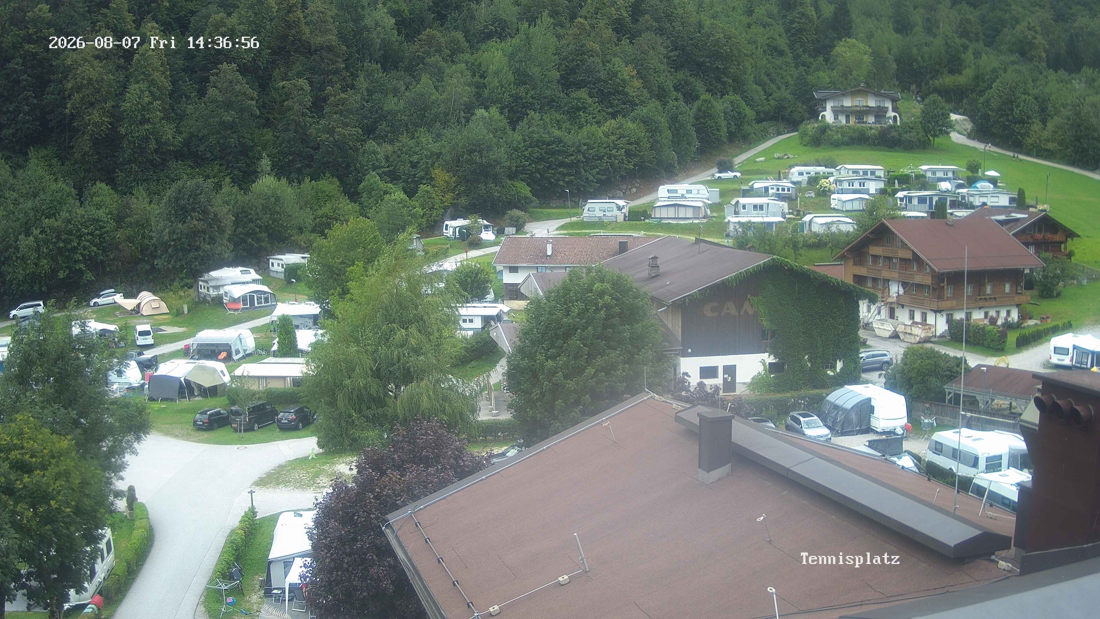 Archived image Webcam Camping Aufenfeld - View Wiesenhof