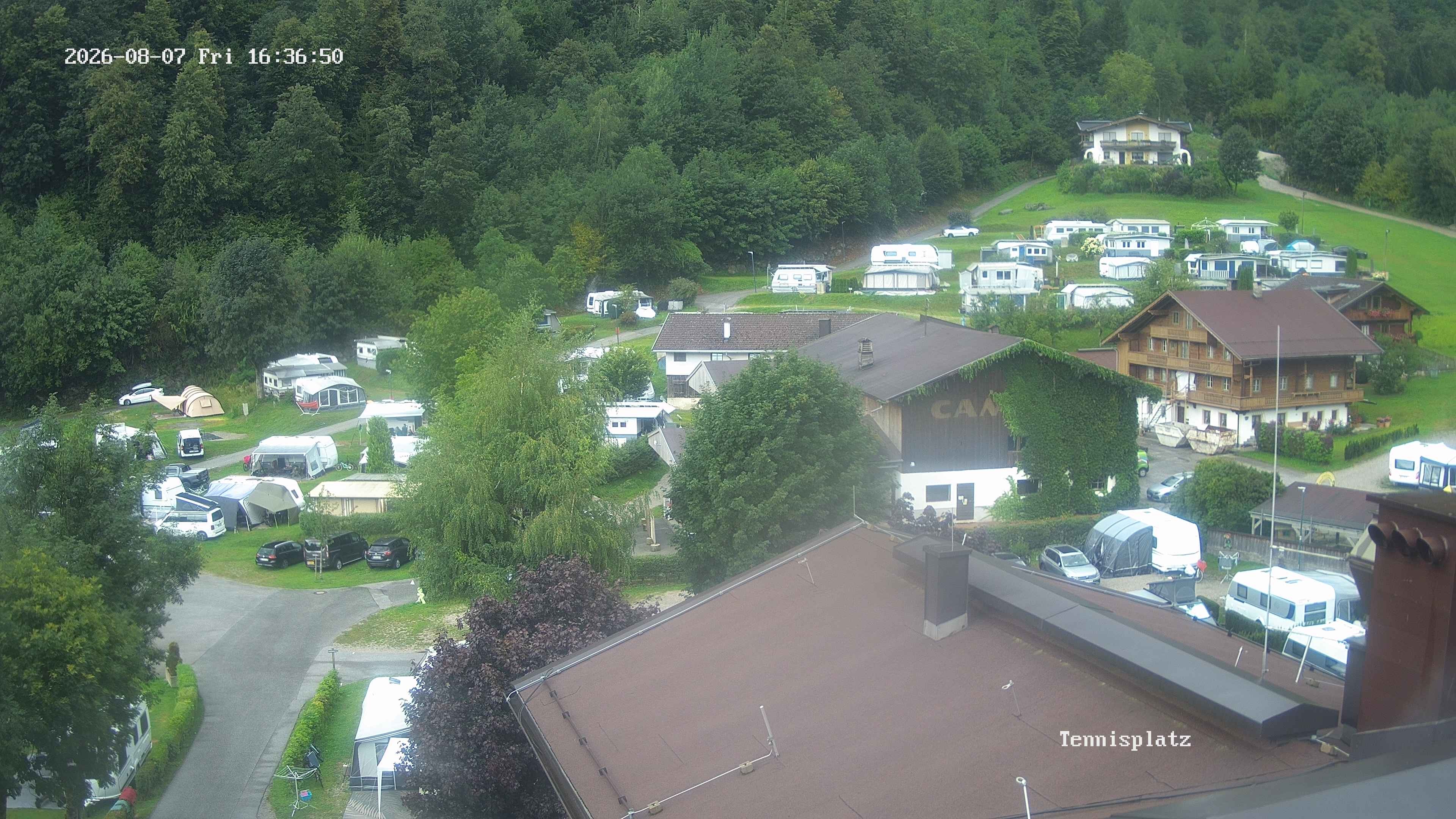 Archived image Webcam Camping Aufenfeld - View Wiesenhof