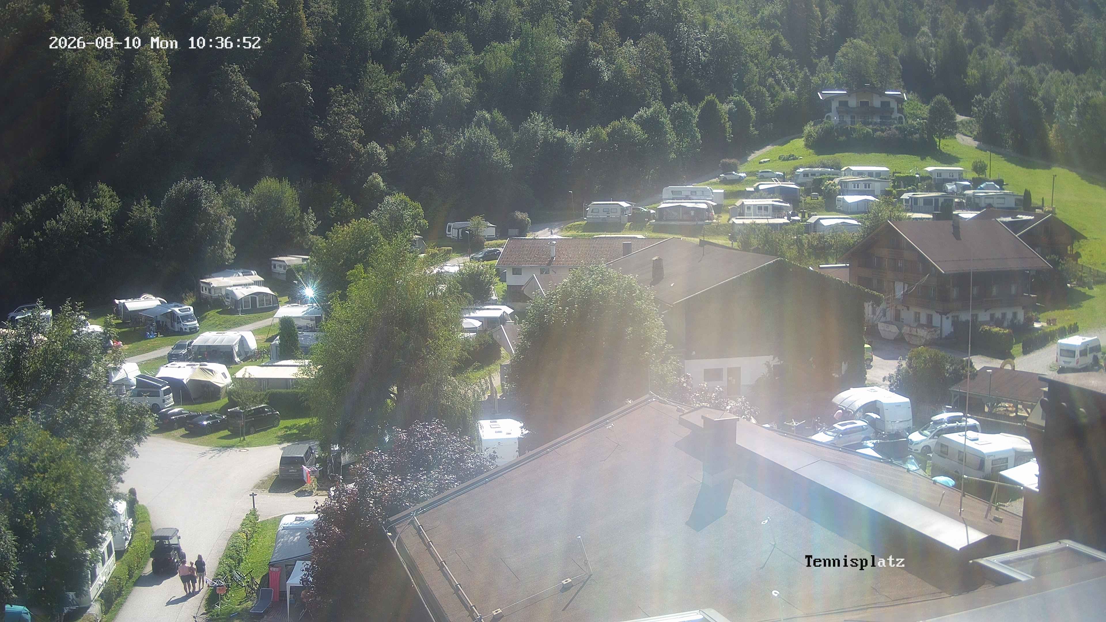 Archived image Webcam Camping Aufenfeld - View Wiesenhof