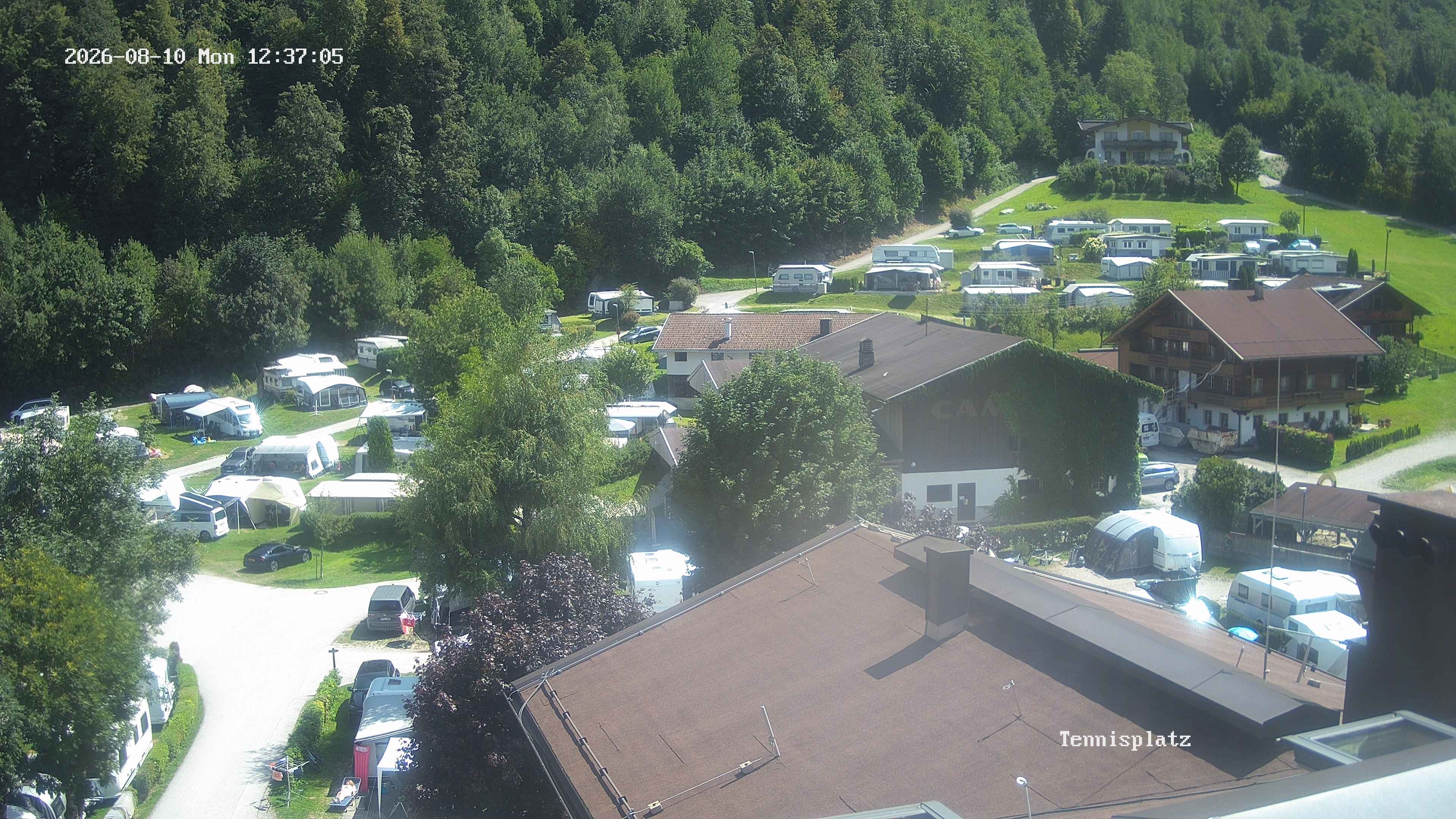 Archived image Webcam Camping Aufenfeld - View Wiesenhof