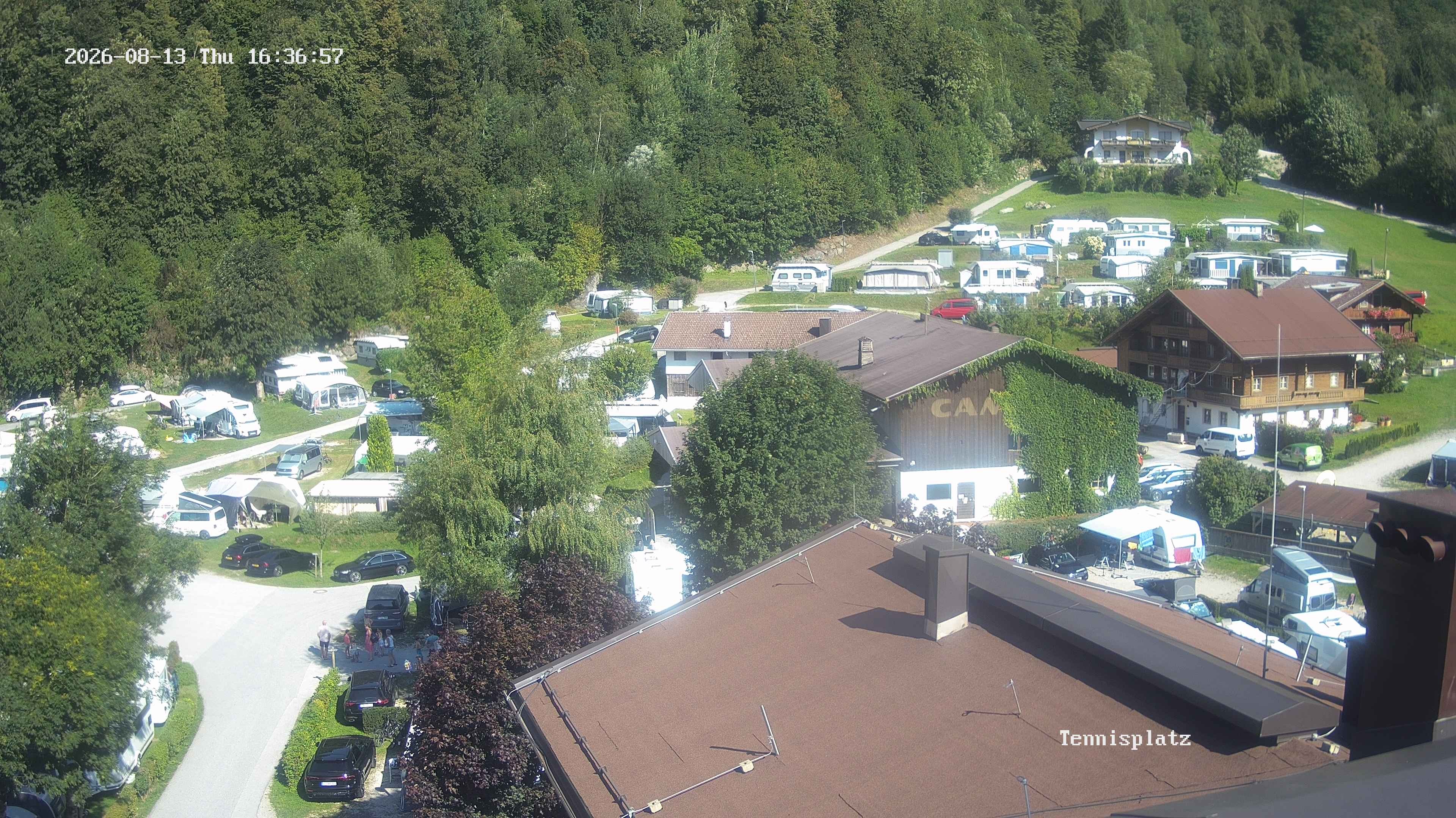 Archiv Foto Webcam Camping Aufenfeld - Appartements