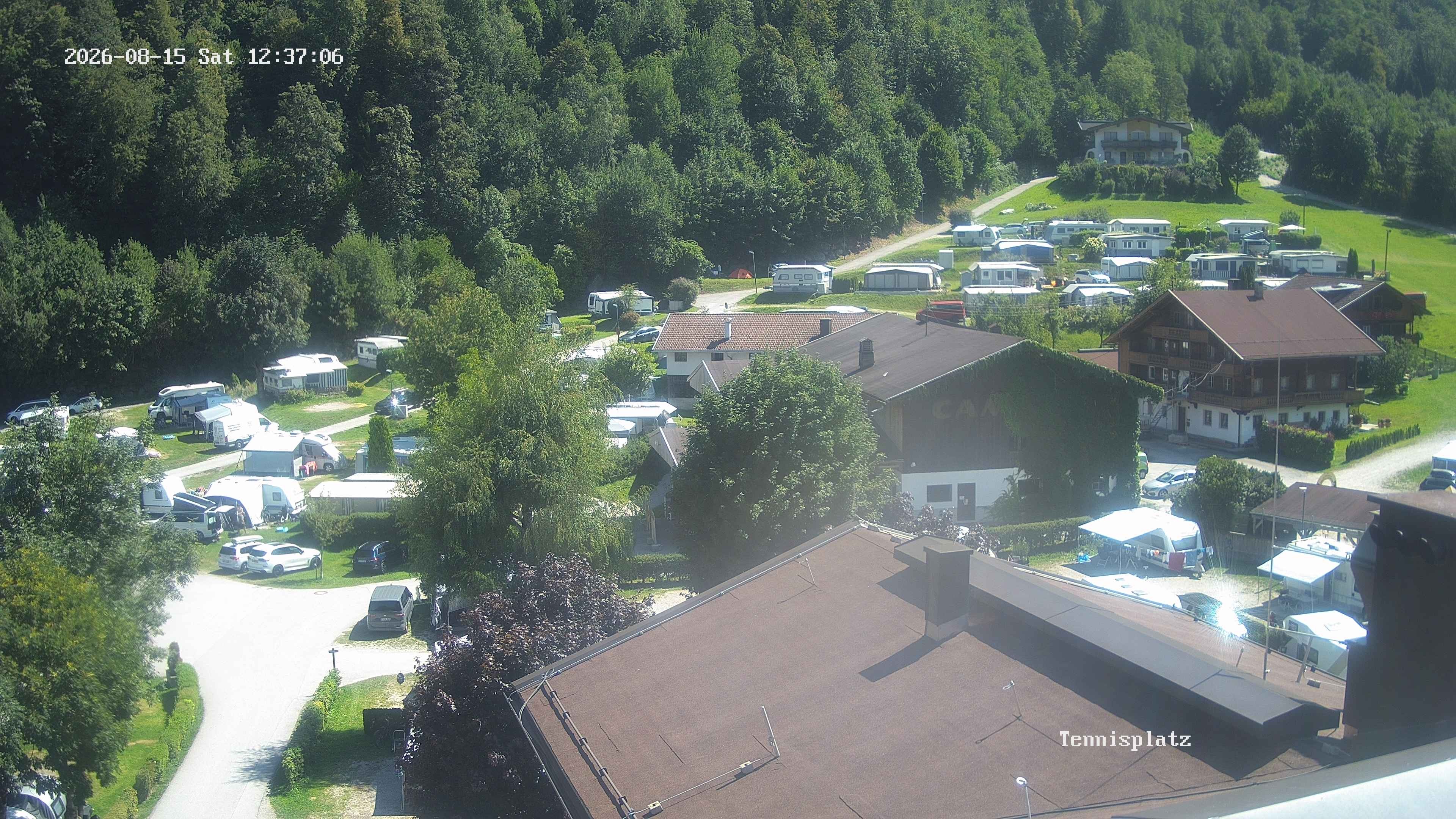 Archived image Webcam Camping Aufenfeld - View Wiesenhof