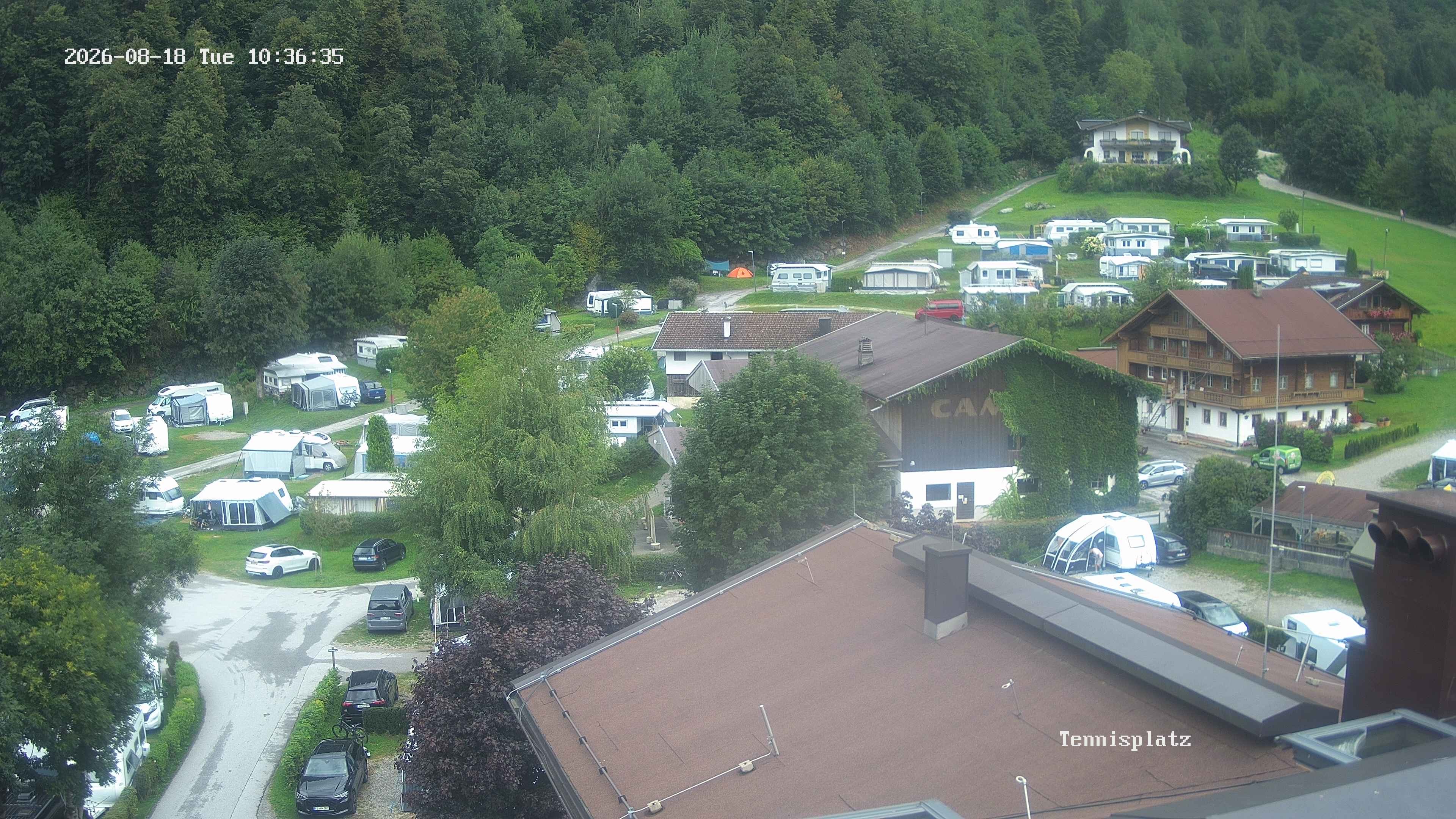 Archiv Foto Webcam Camping Aufenfeld - Appartements