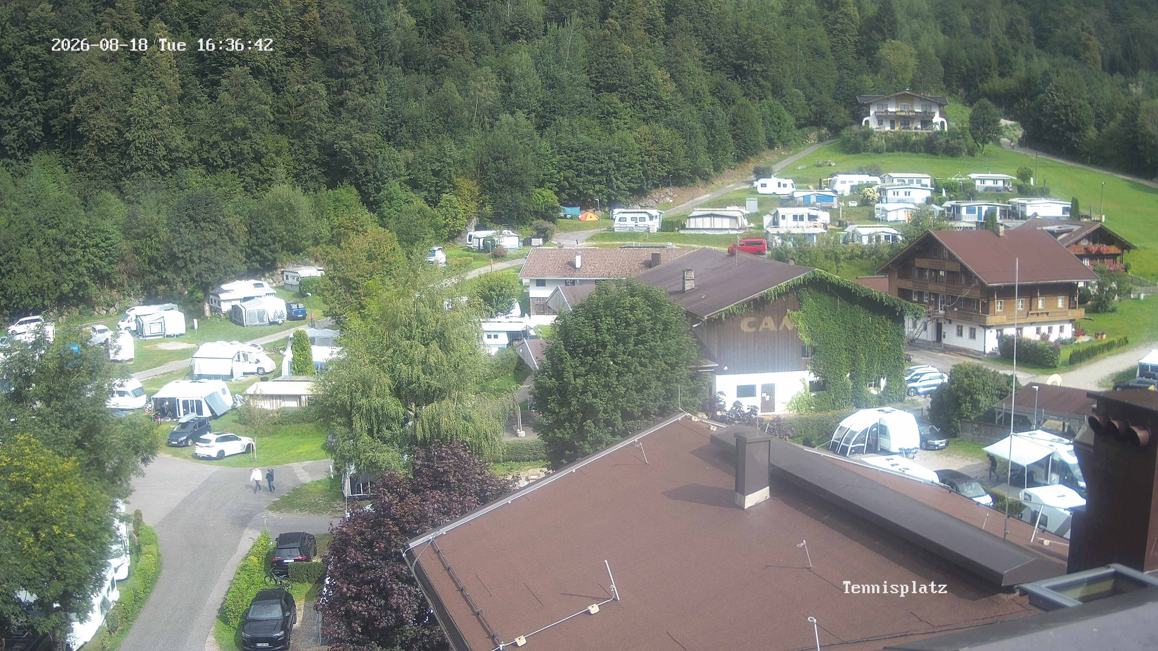 Archiv Foto Webcam Camping Aufenfeld - Appartements