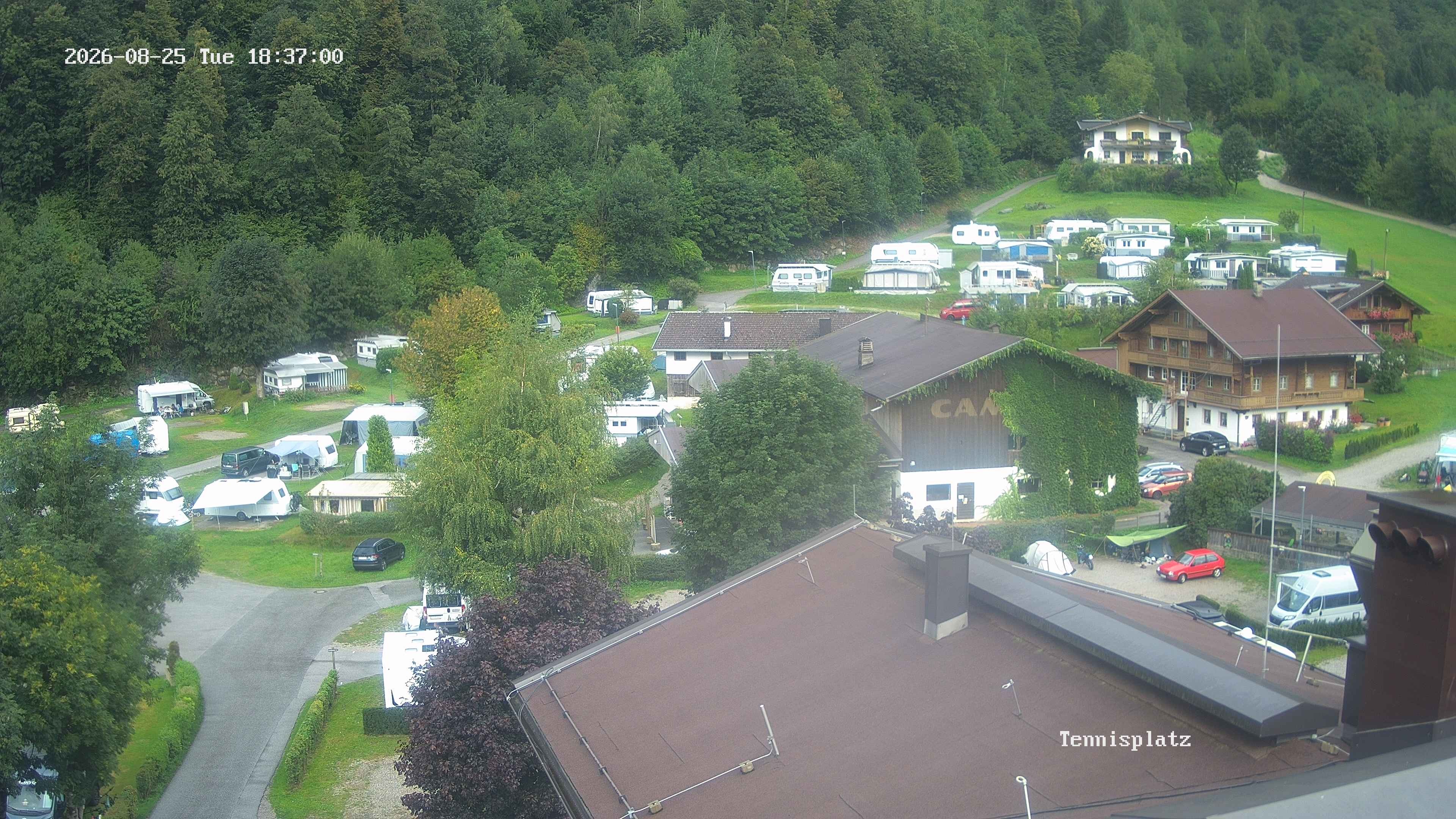 Archived image Webcam Camping Aufenfeld - View Wiesenhof