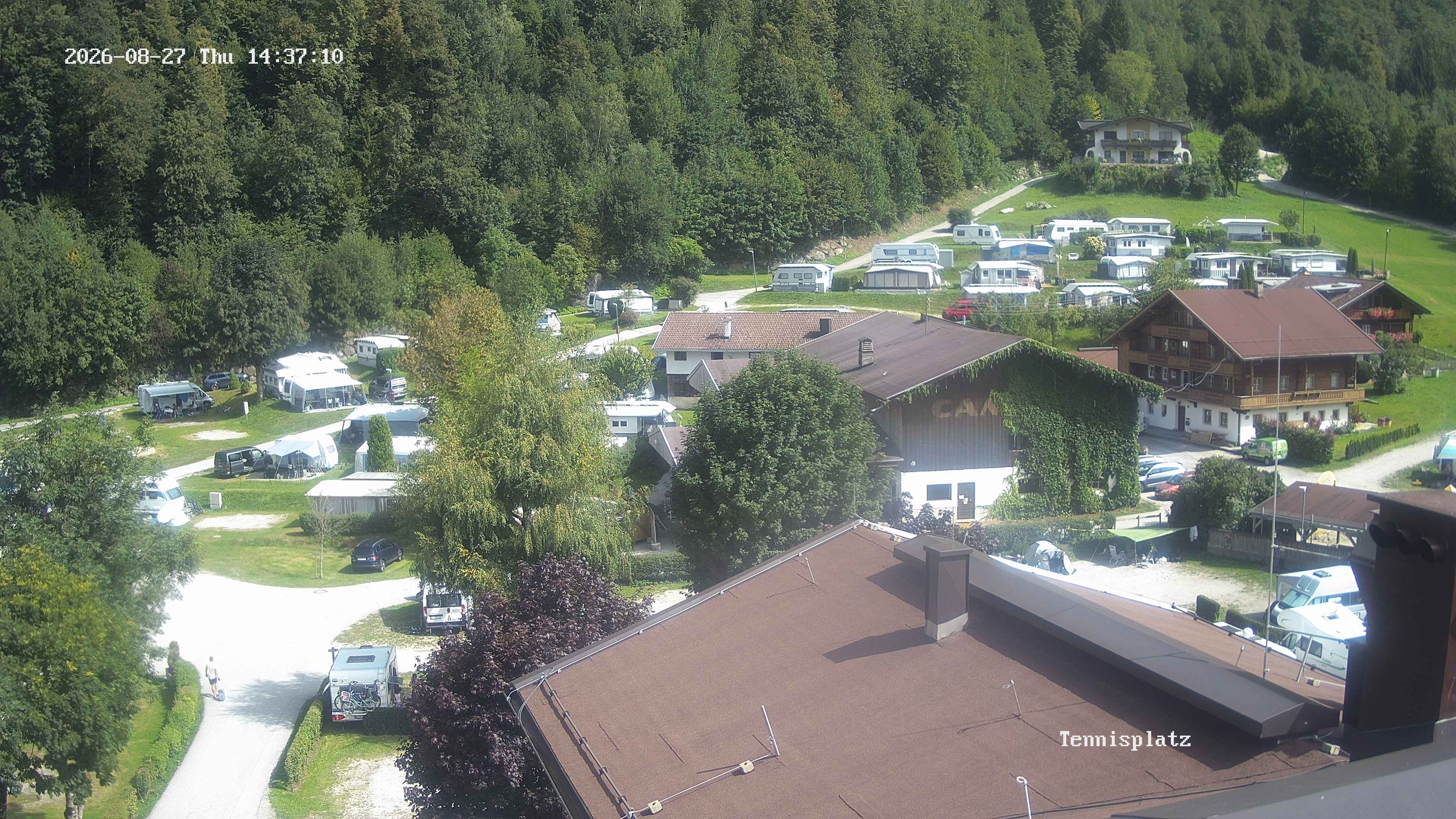 Archiv Foto Webcam Camping Aufenfeld - Appartements