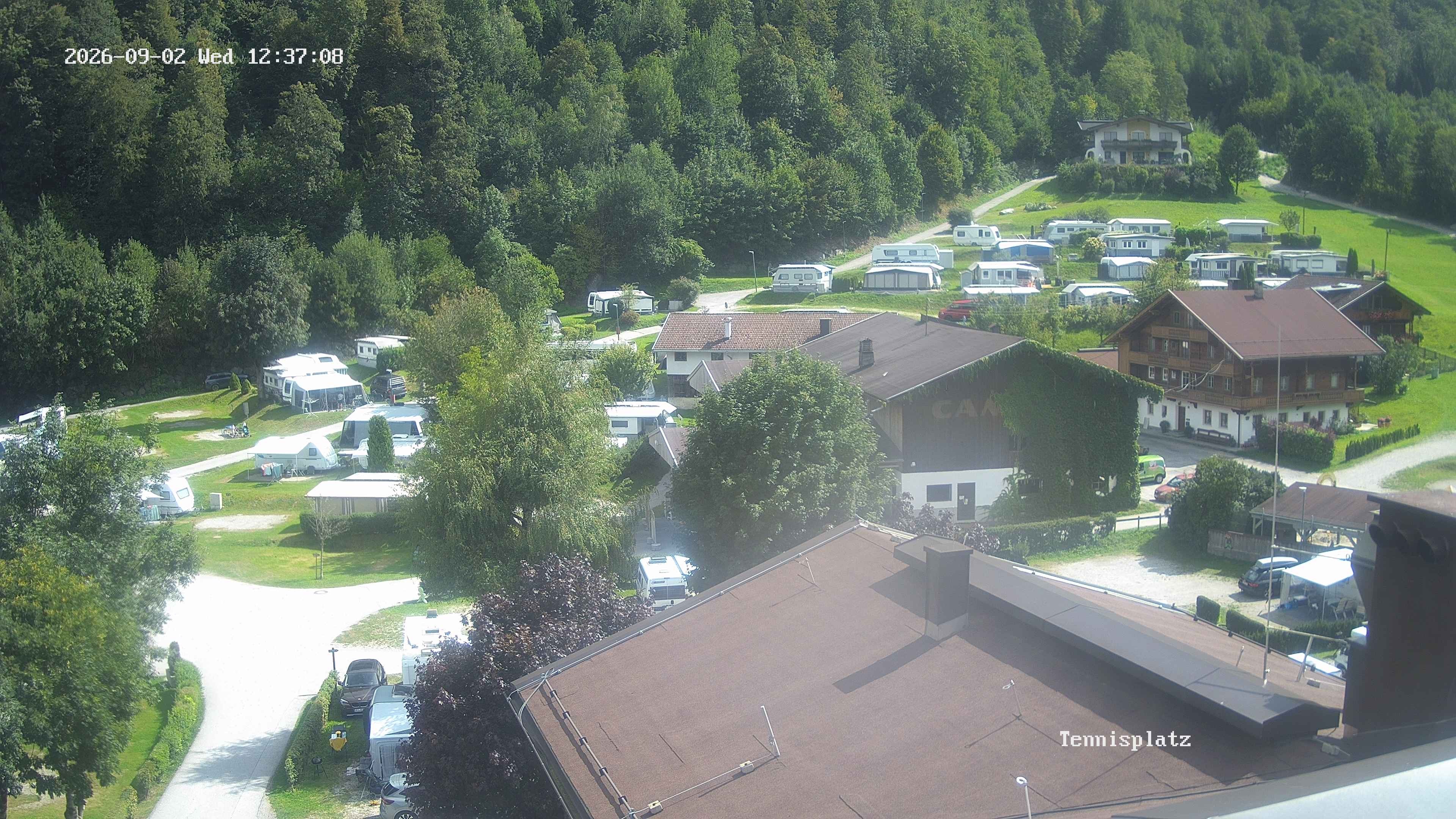 Archived image Webcam Camping Aufenfeld - View Wiesenhof