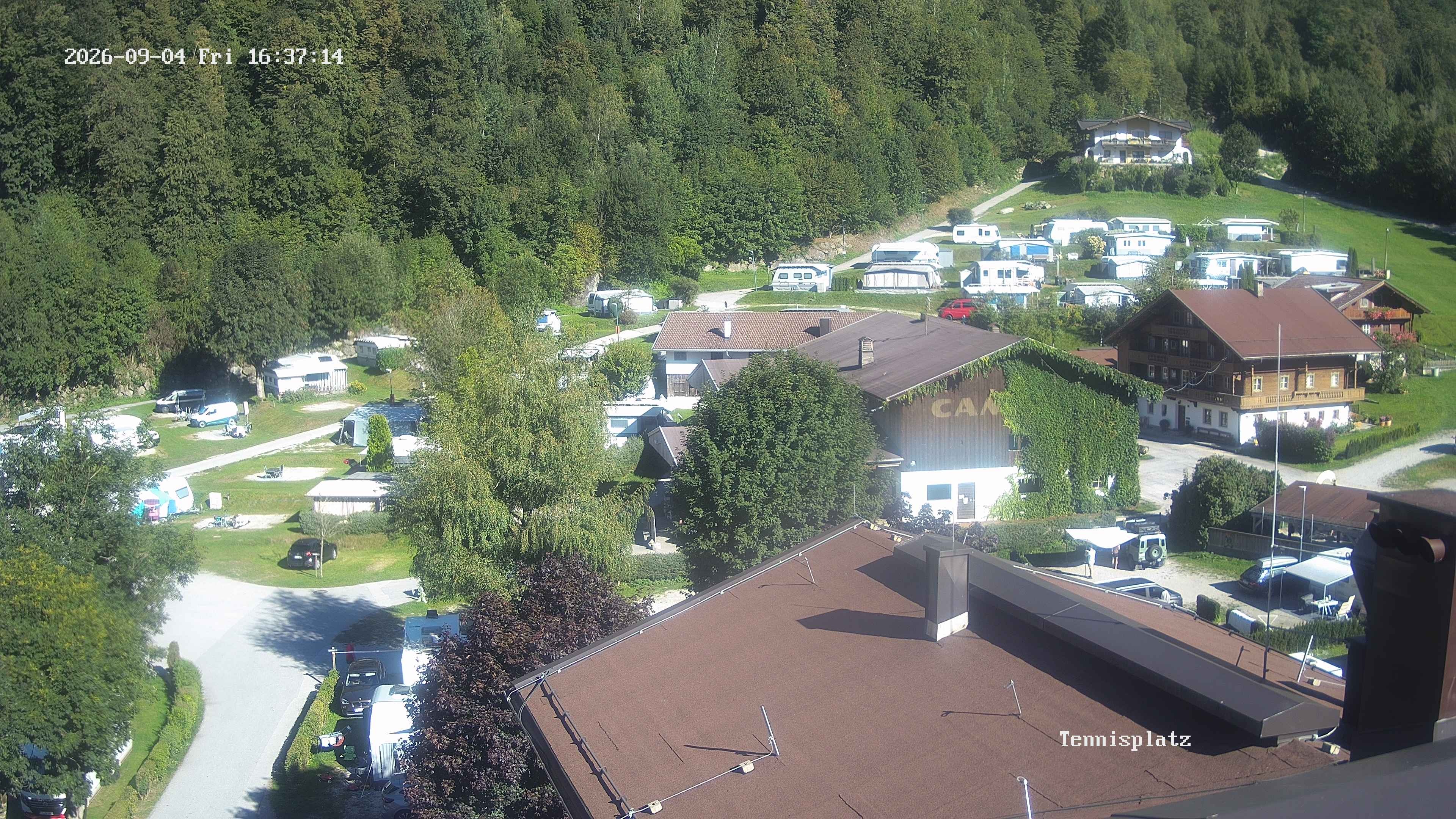 Archiv Foto Webcam Camping Aufenfeld - Appartements