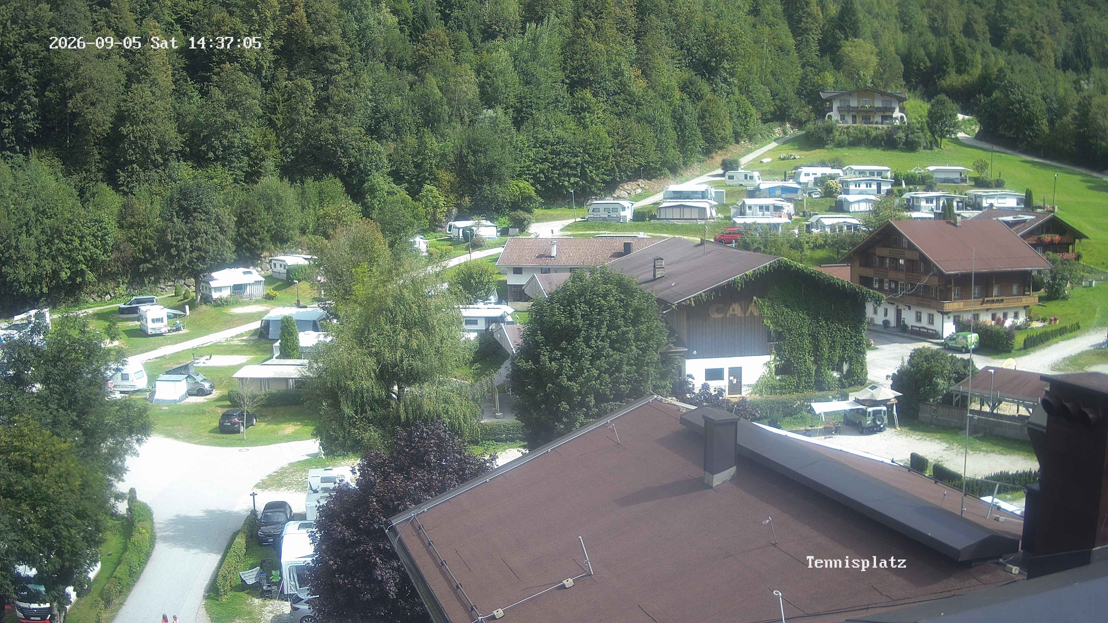 Archiv Foto Webcam Camping Aufenfeld - Appartements