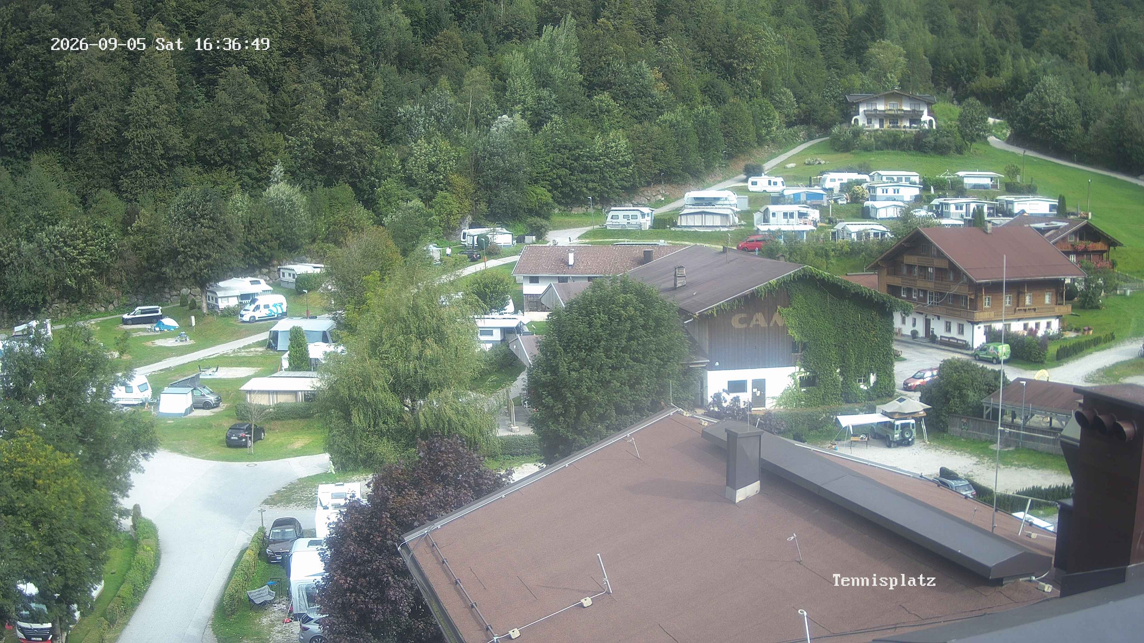 Archiv Foto Webcam Camping Aufenfeld - Appartements