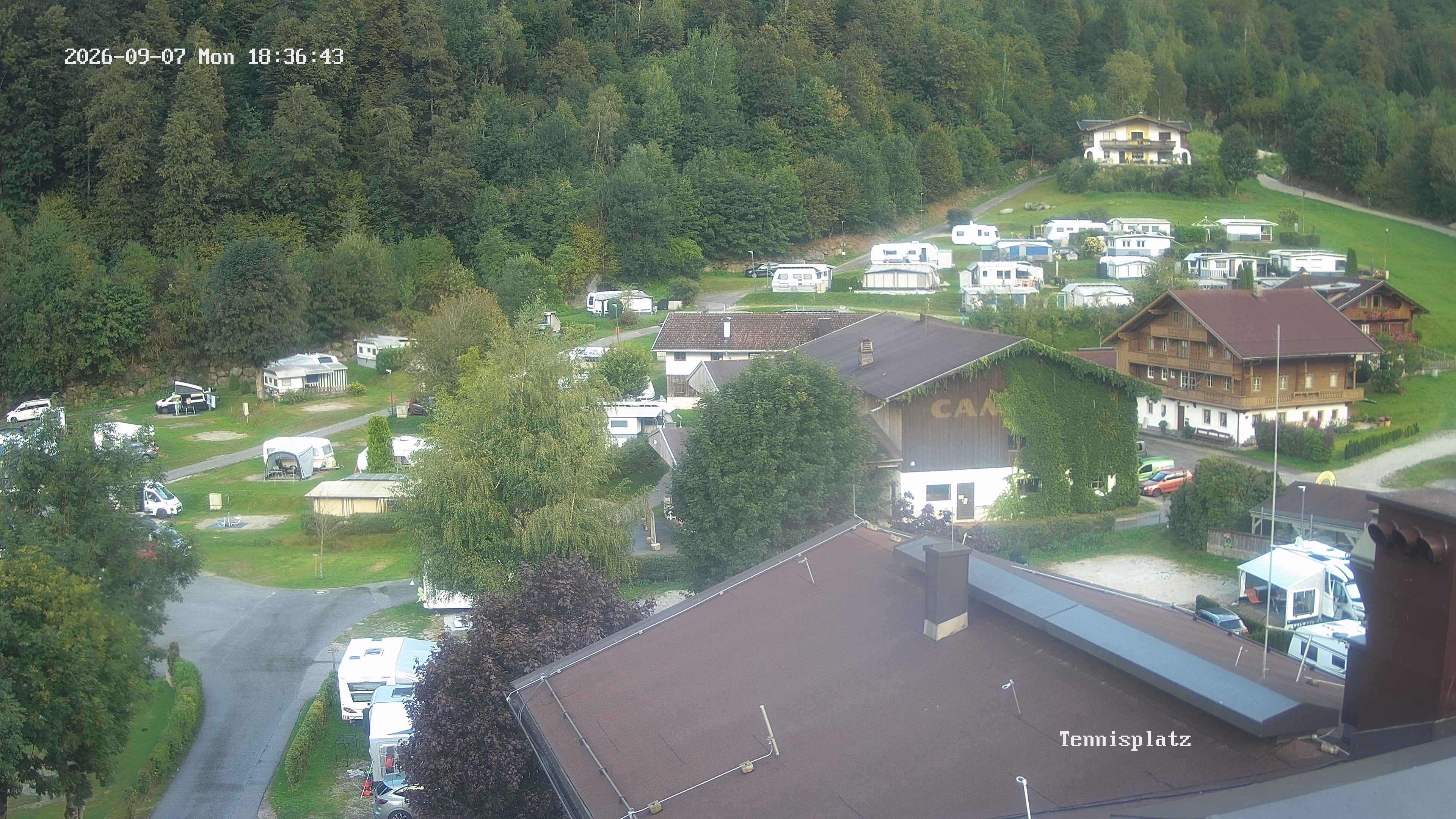 Archiv Foto Webcam Camping Aufenfeld - Appartements