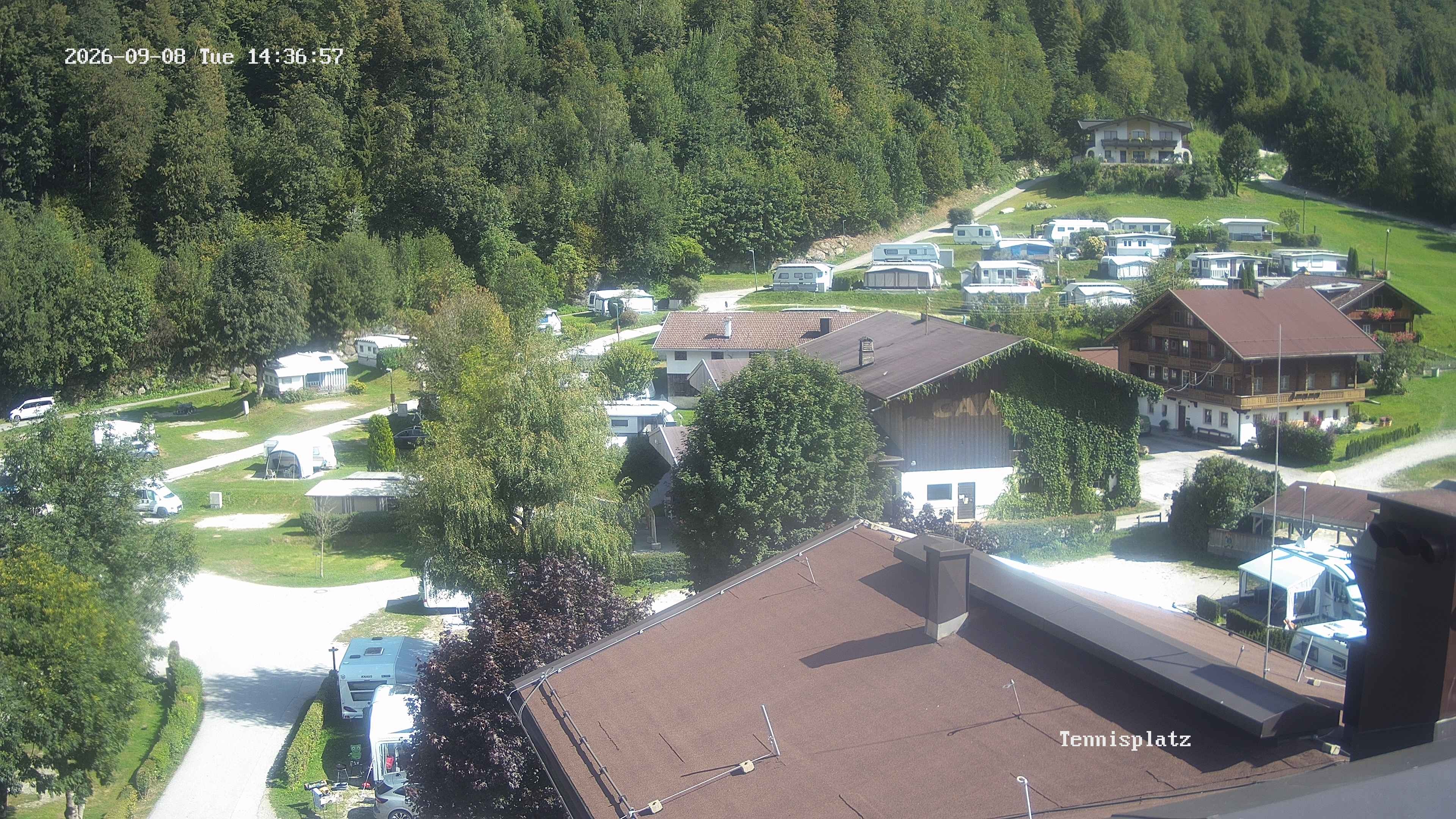 Archiv Foto Webcam Camping Aufenfeld - Appartements
