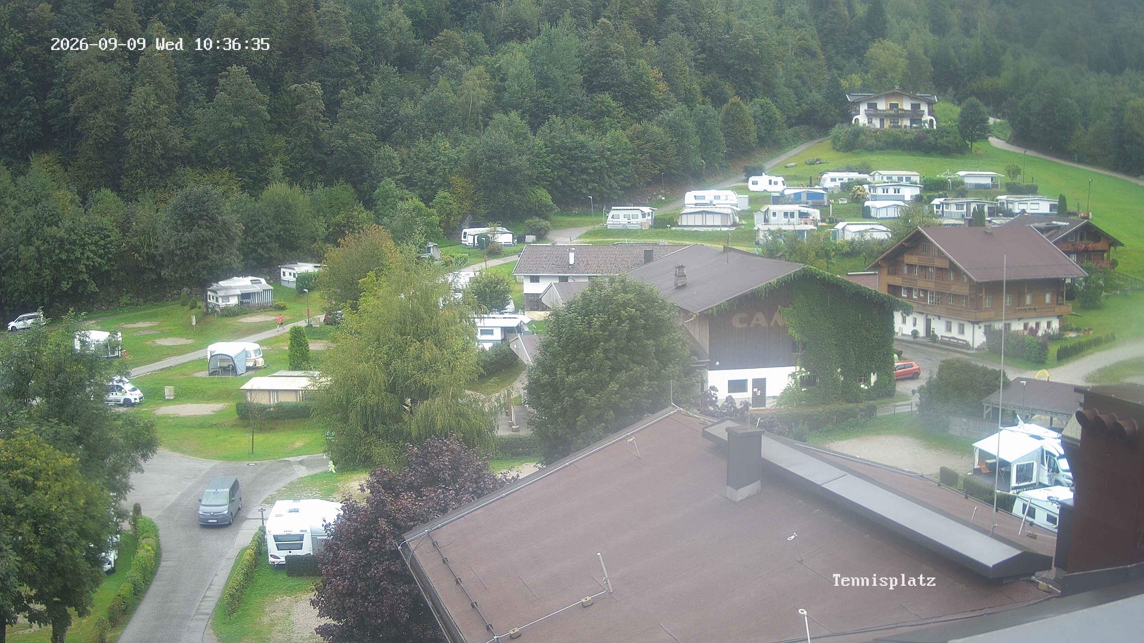 Archived image Webcam Camping Aufenfeld - View Wiesenhof