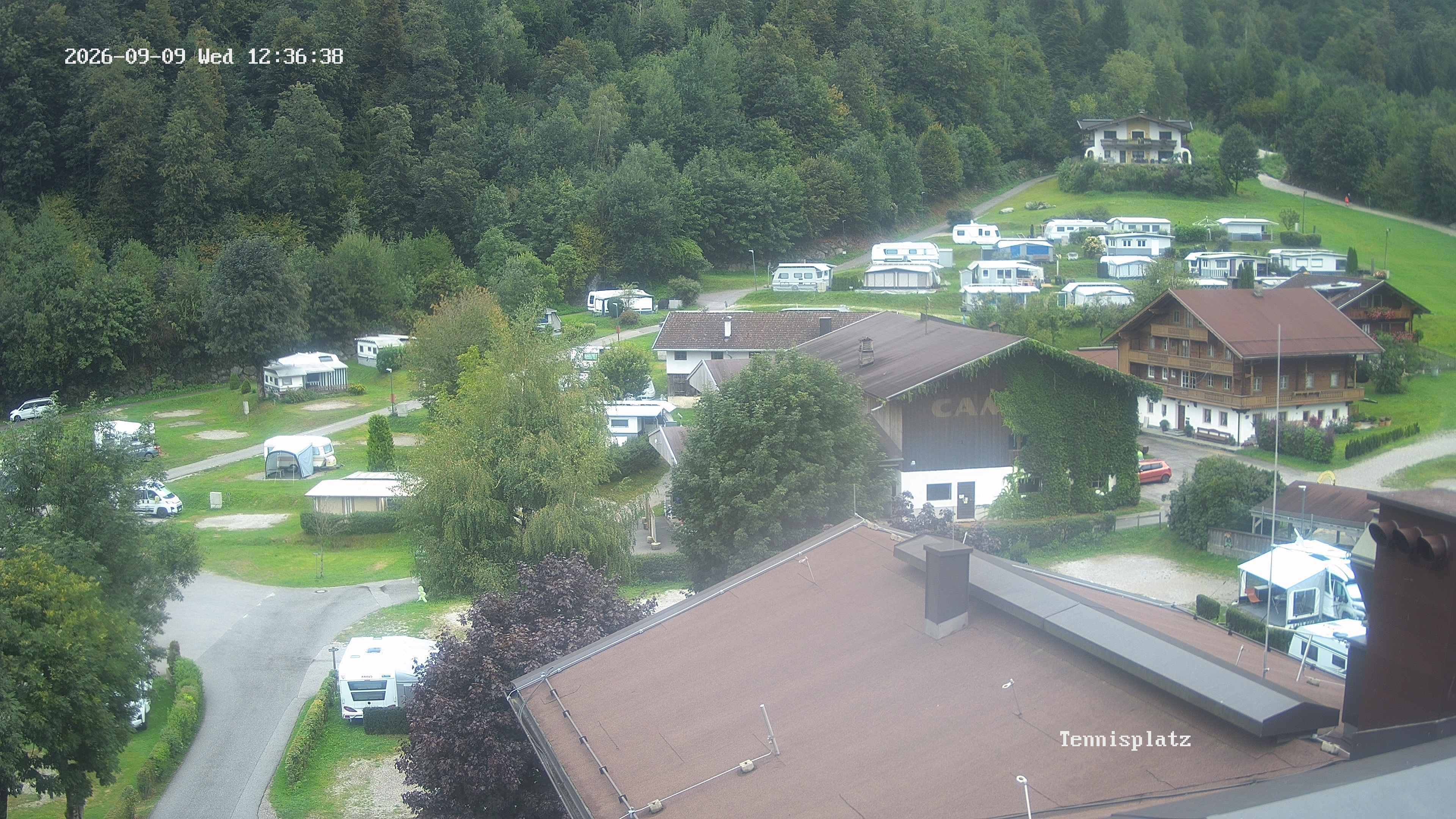 Archived image Webcam Camping Aufenfeld - View Wiesenhof