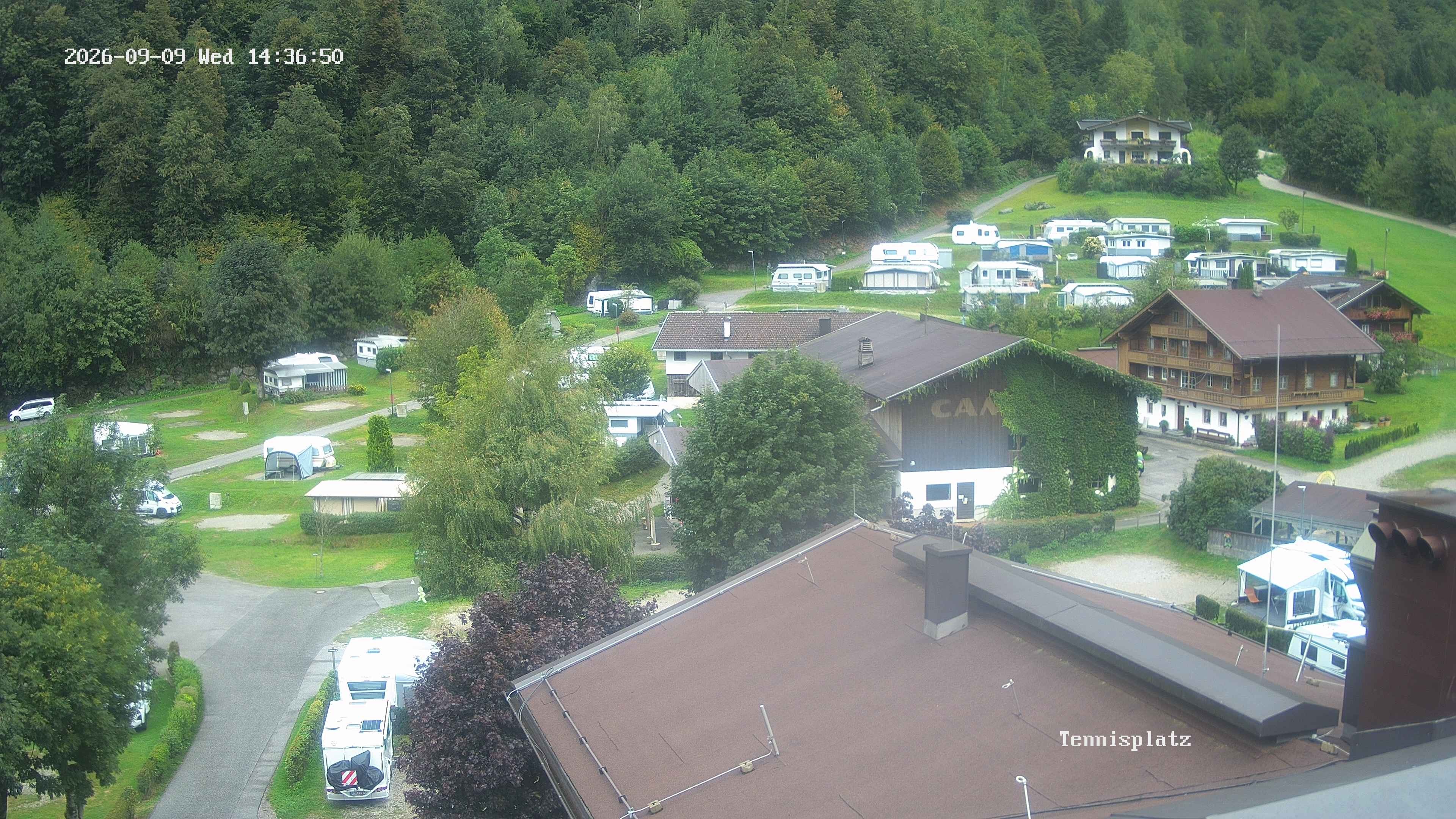 Archived image Webcam Camping Aufenfeld - View Wiesenhof