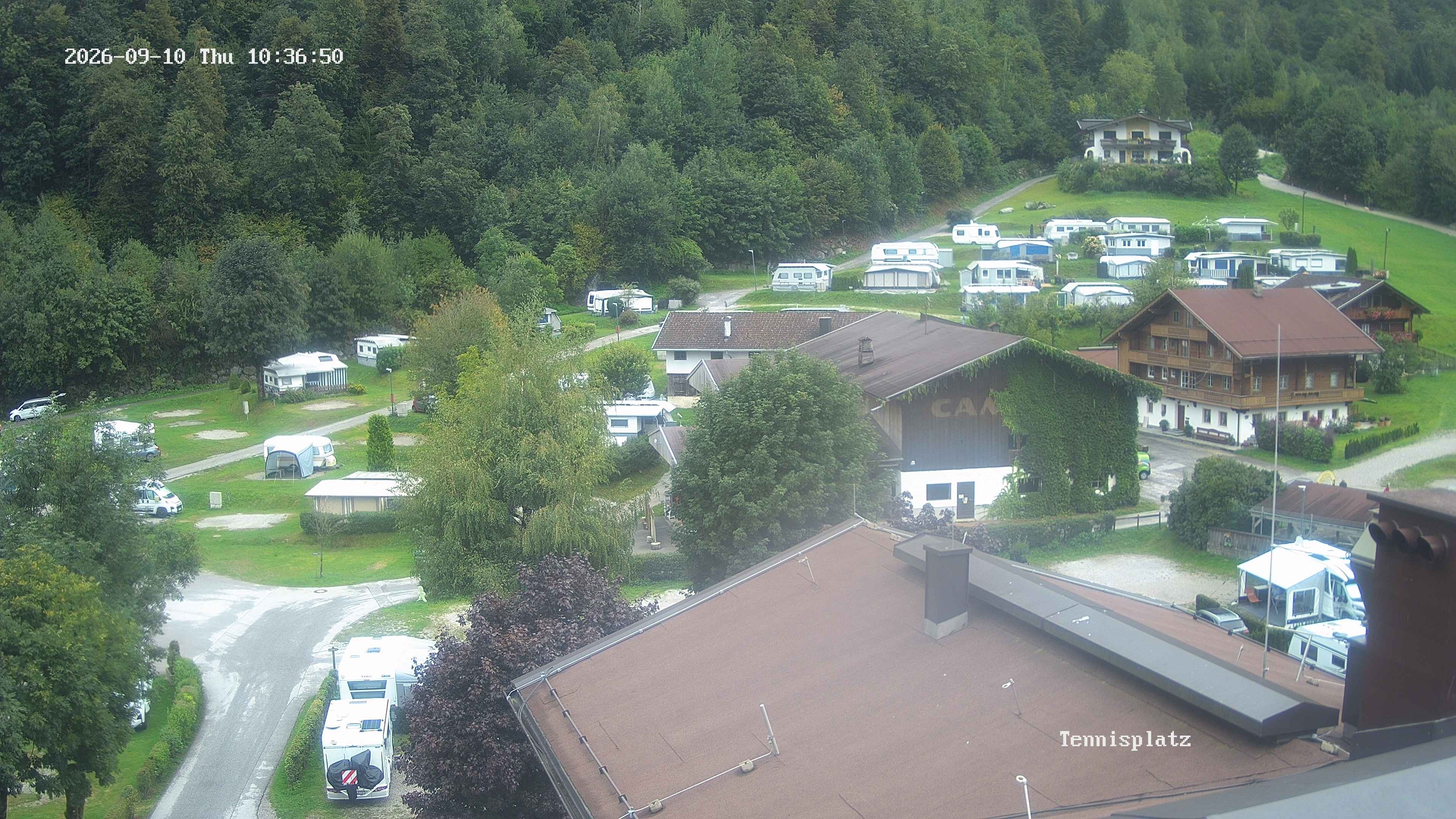 Archived image Webcam Camping Aufenfeld - View Wiesenhof
