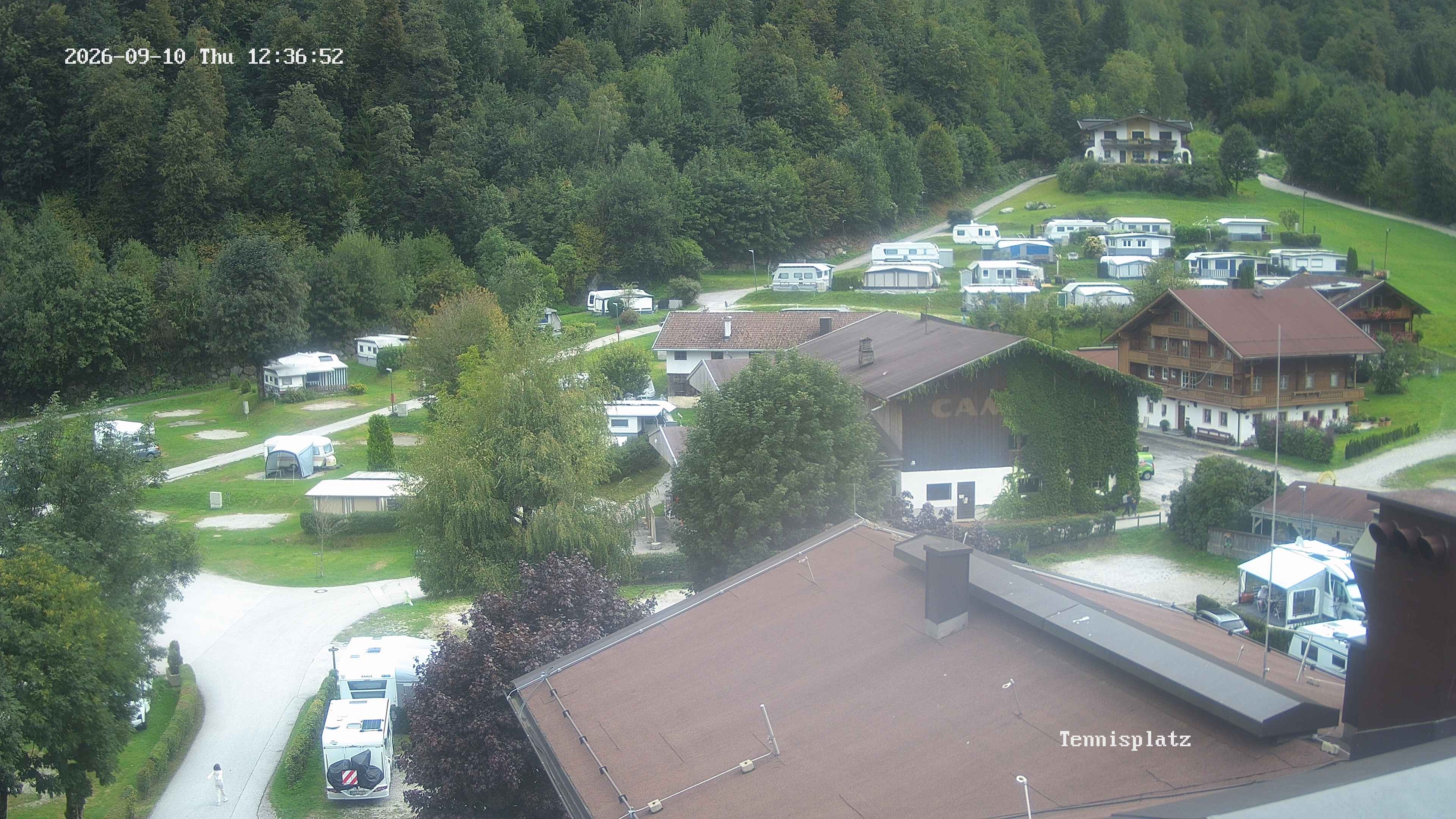 Archived image Webcam Camping Aufenfeld - View Wiesenhof