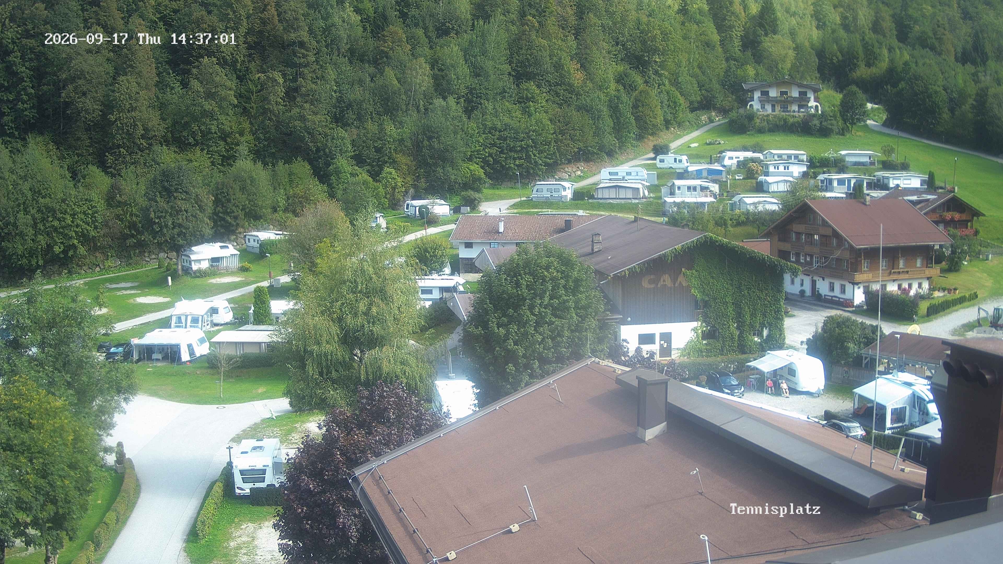 Archiv Foto Webcam Camping Aufenfeld - Appartements