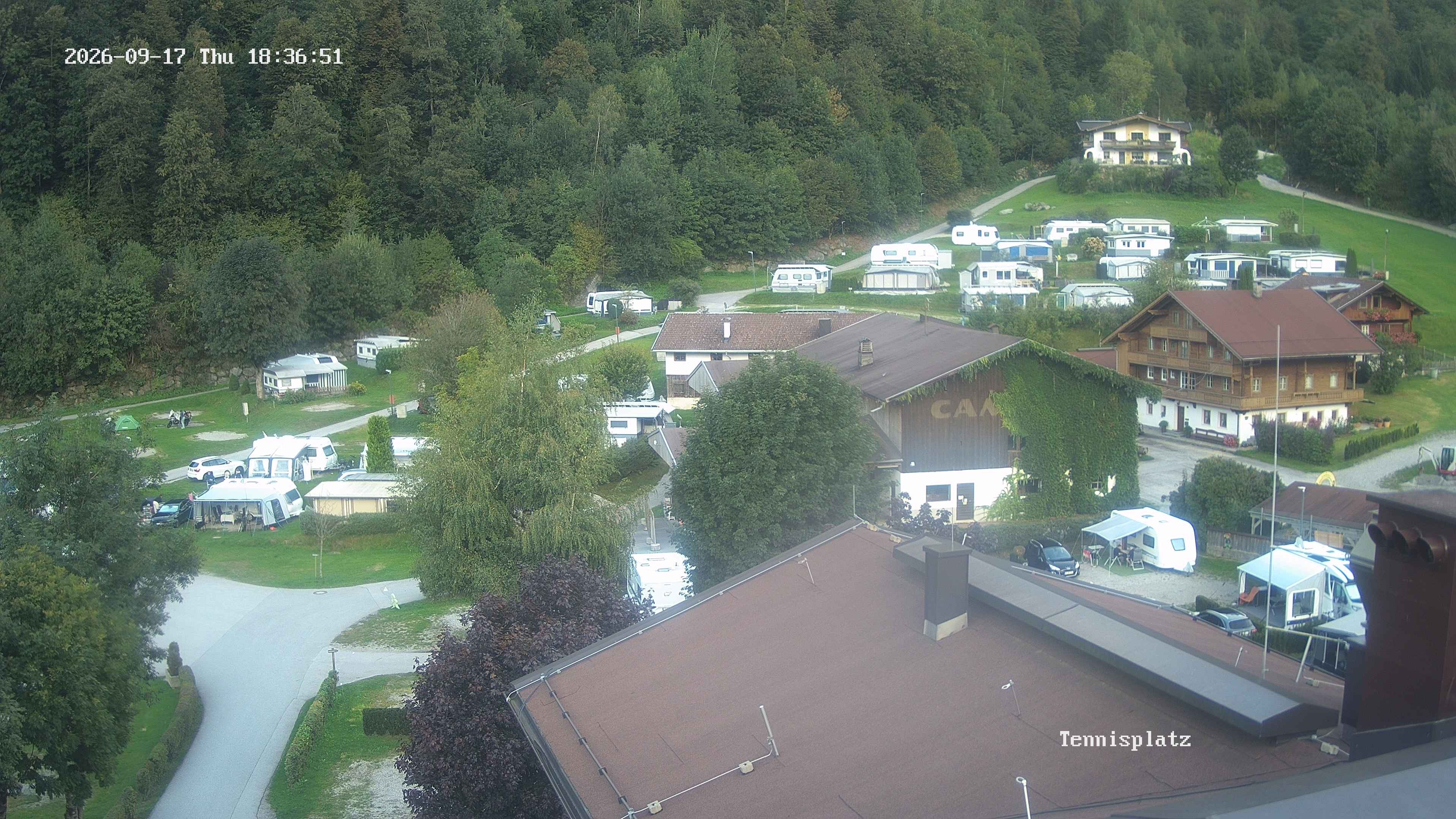 Archiv Foto Webcam Camping Aufenfeld - Appartements