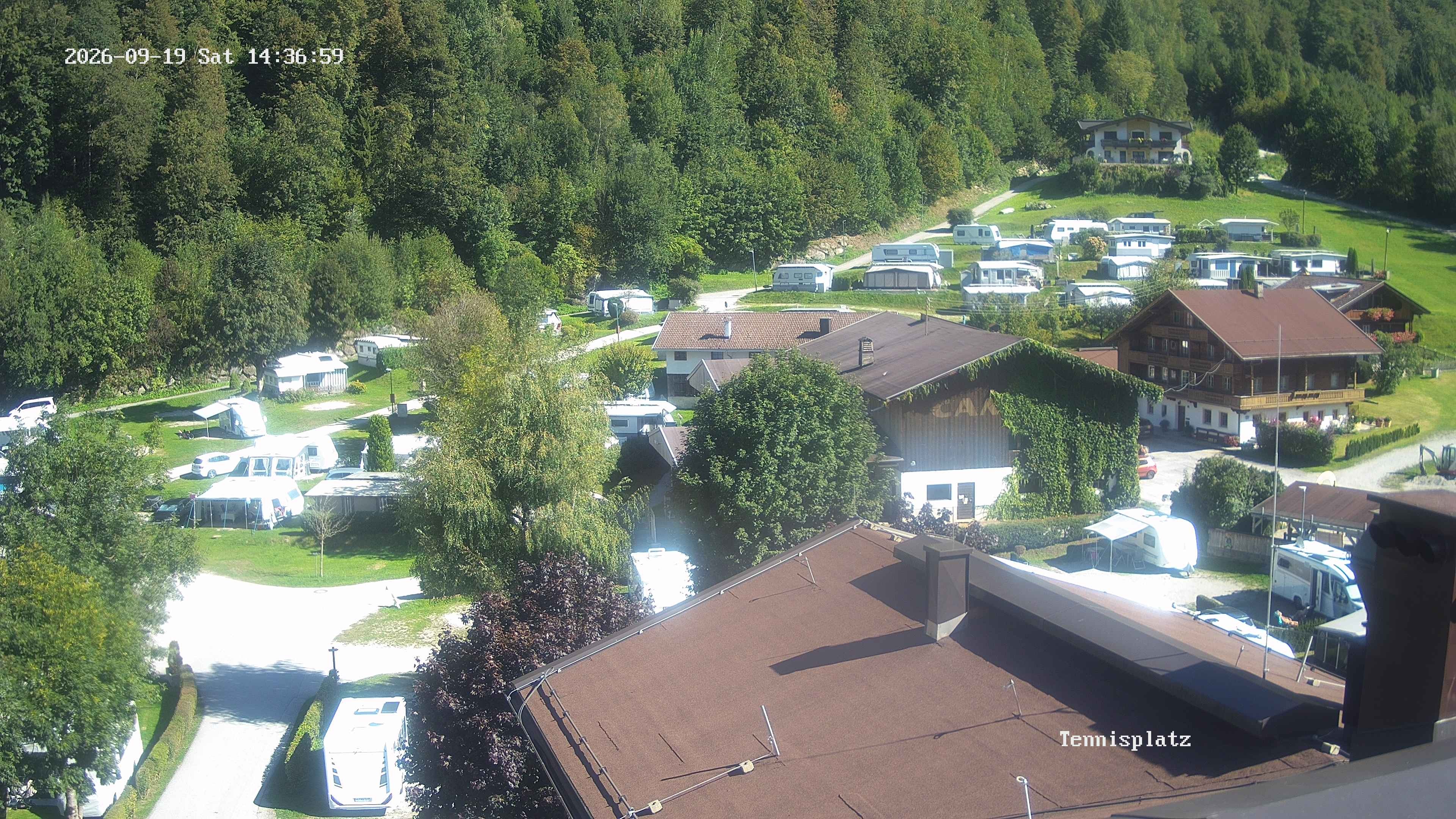 Archiv Foto Webcam Camping Aufenfeld - Appartements