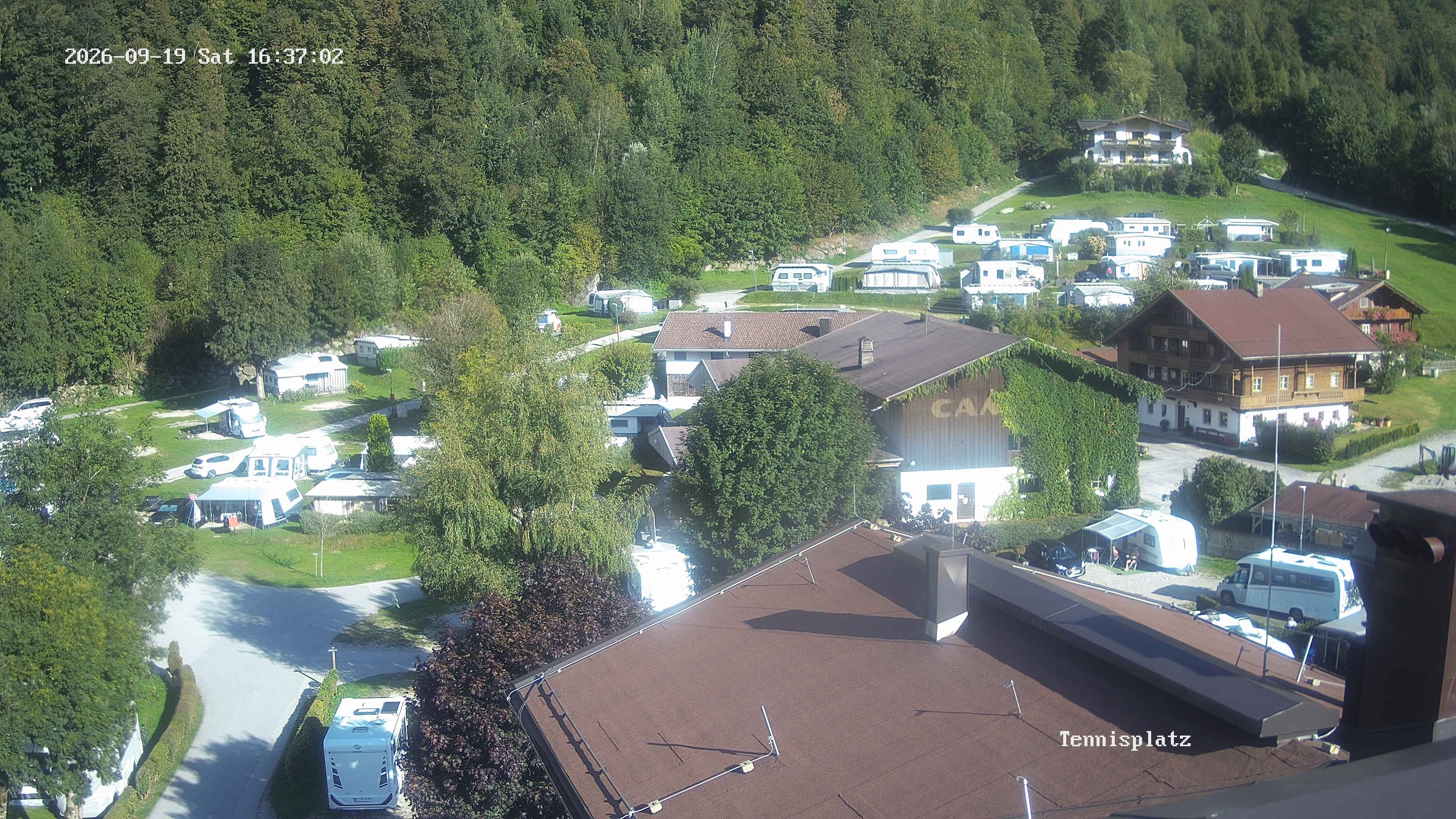 Archiv Foto Webcam Camping Aufenfeld - Appartements