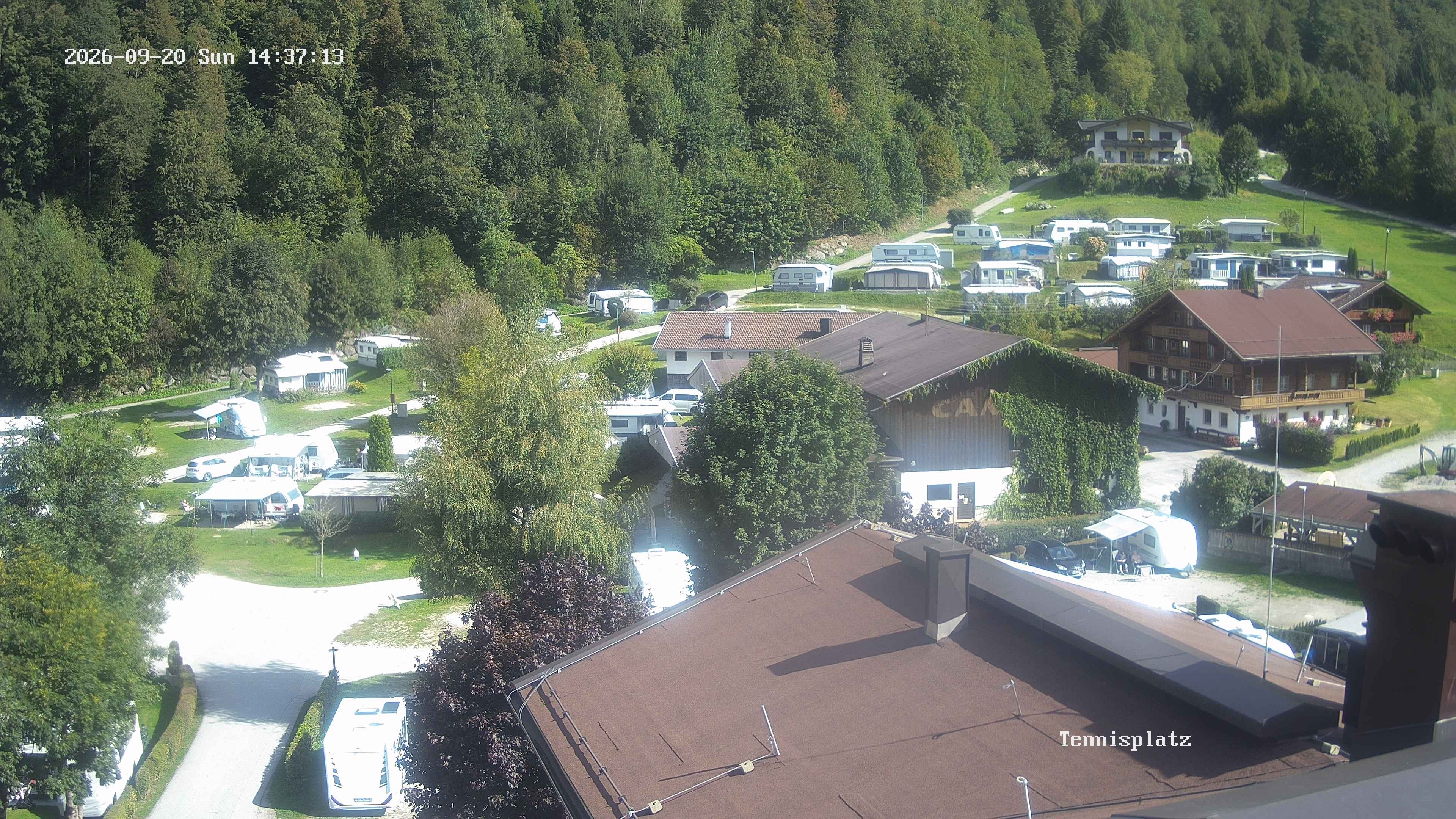 Archiv Foto Webcam Camping Aufenfeld - Appartements