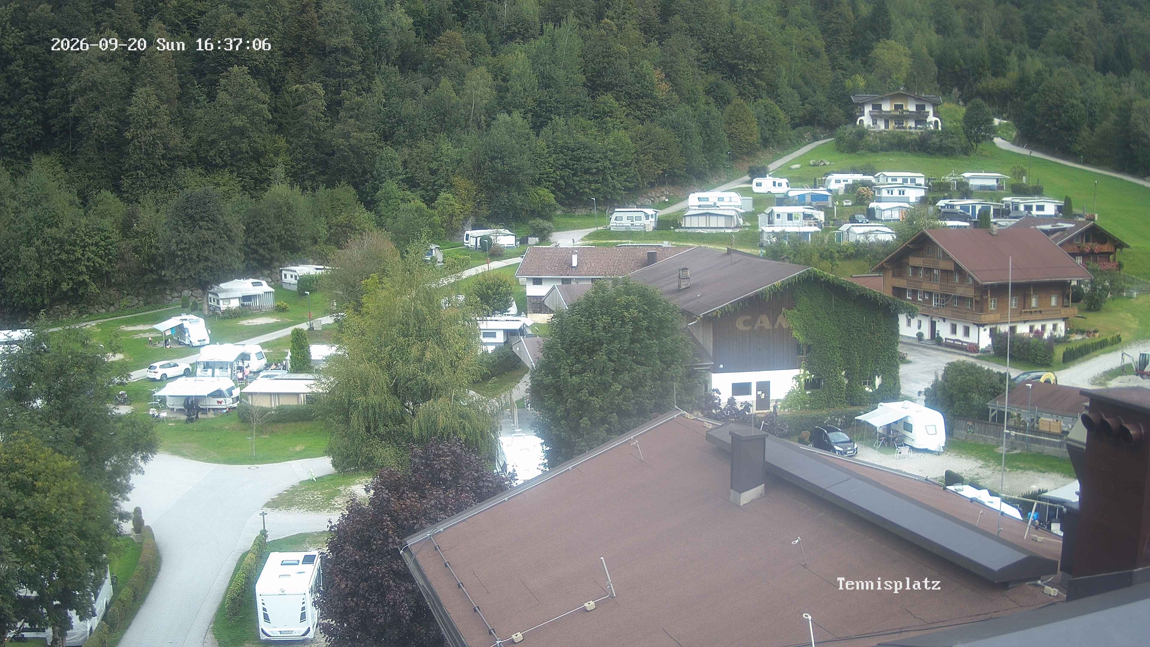 Archiv Foto Webcam Camping Aufenfeld - Appartements