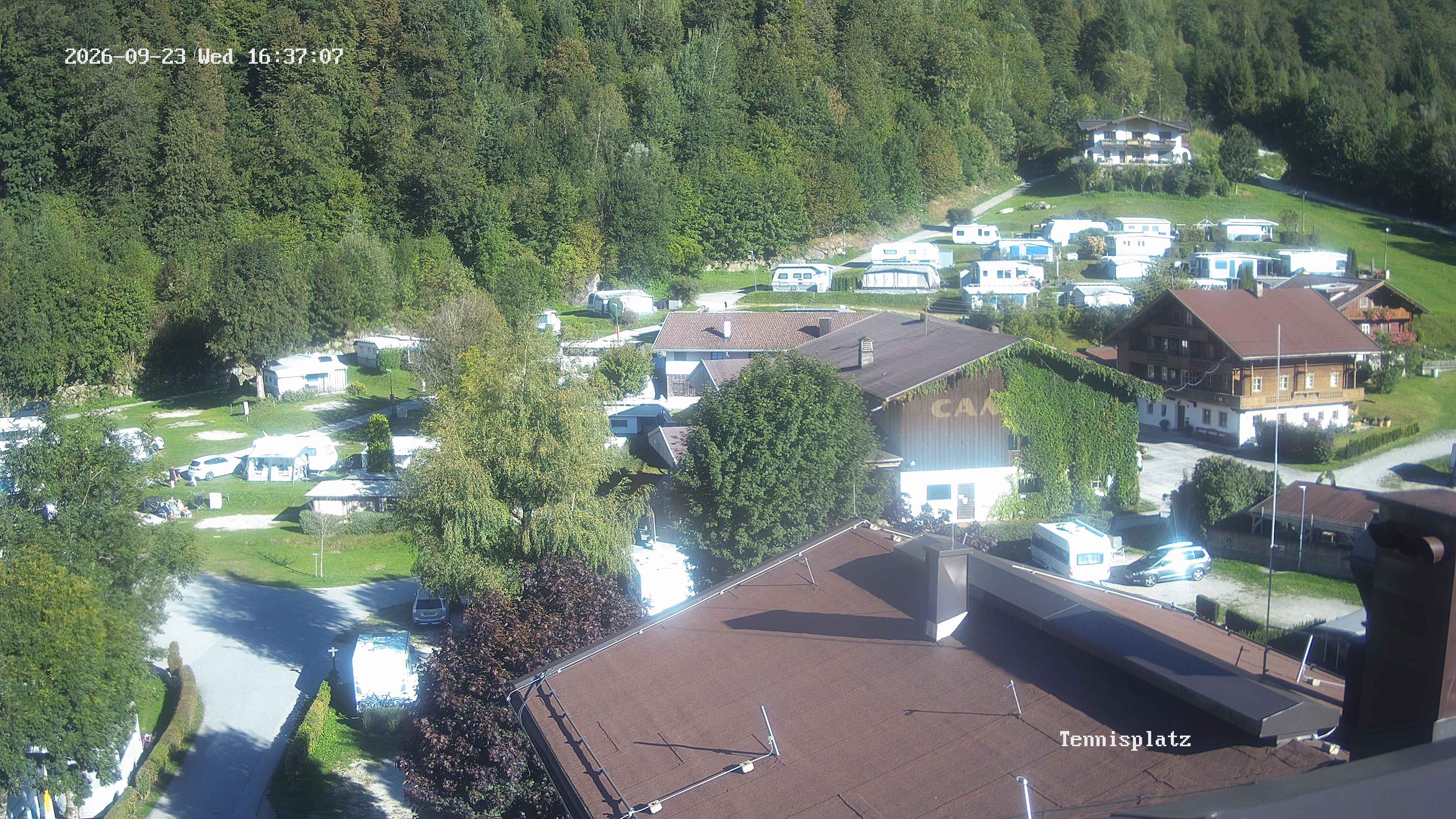 Archiv Foto Webcam Camping Aufenfeld - Appartements