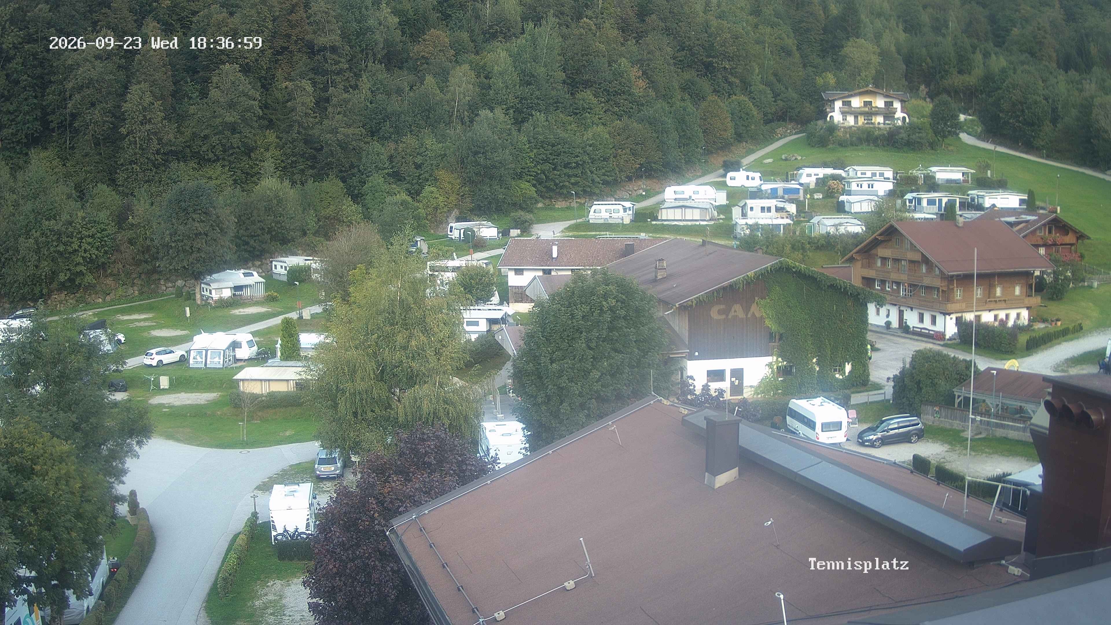 Archiv Foto Webcam Camping Aufenfeld - Appartements