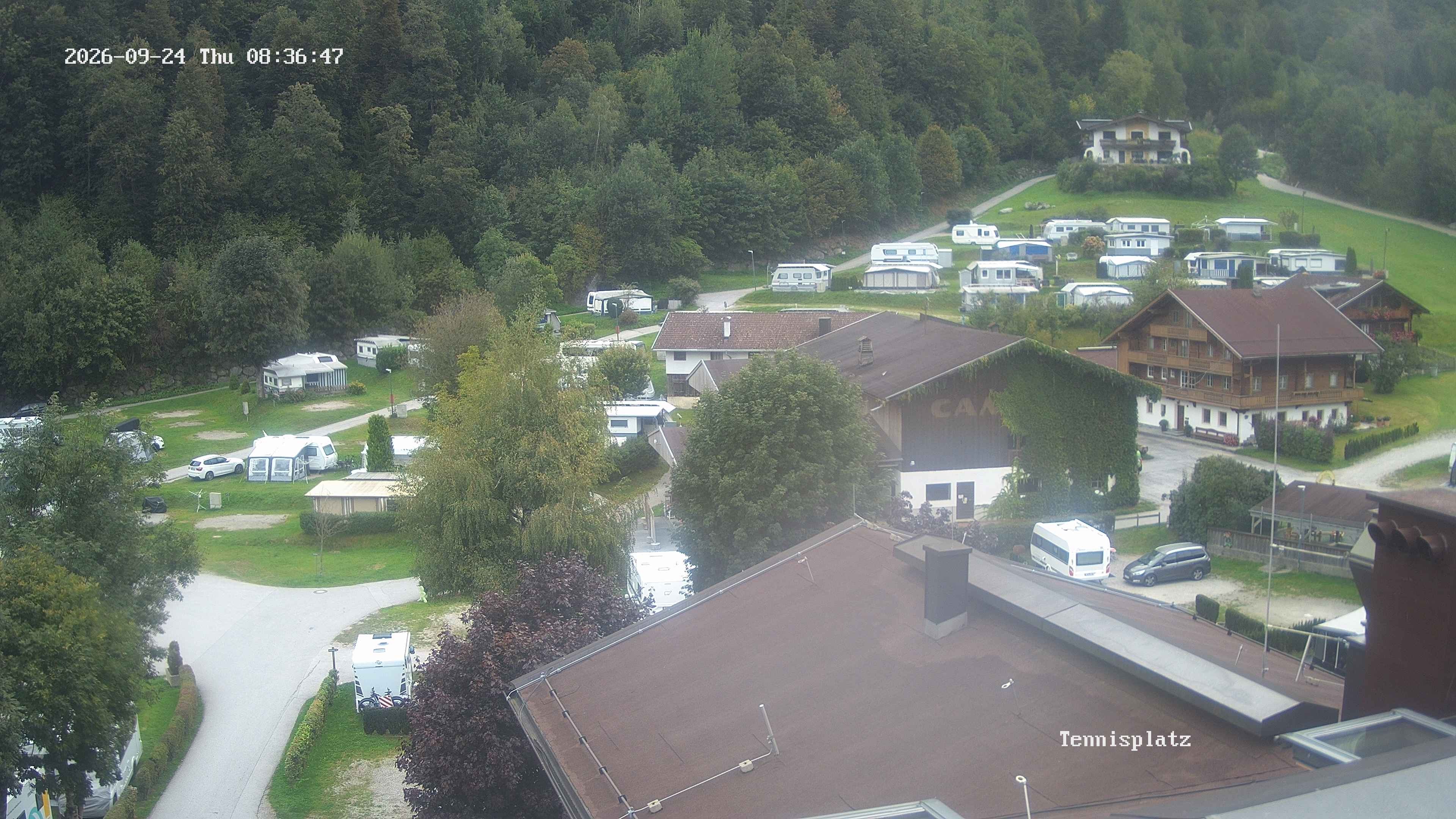 Archived image Webcam Camping Aufenfeld - View Wiesenhof