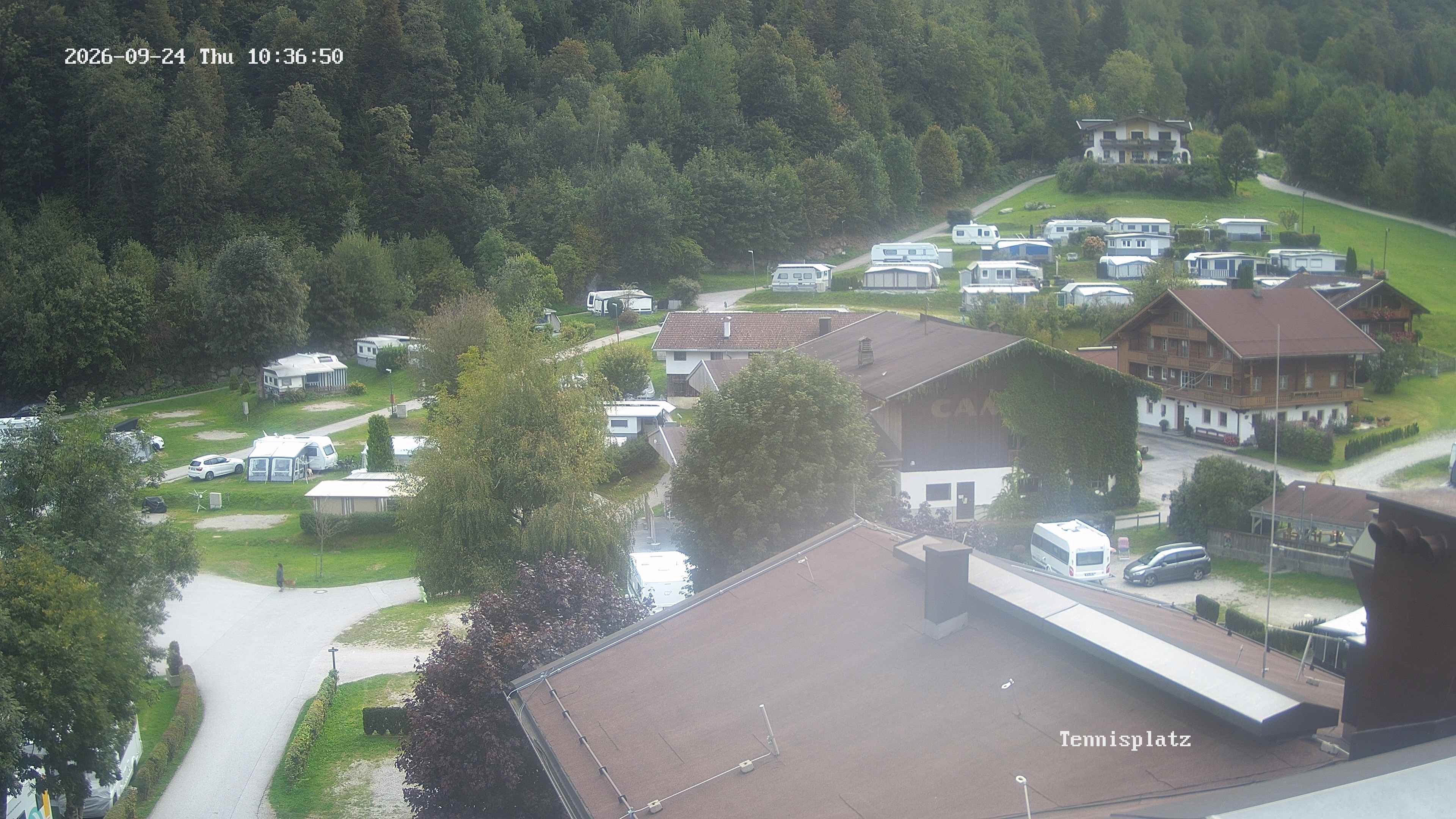 Archived image Webcam Camping Aufenfeld - View Wiesenhof