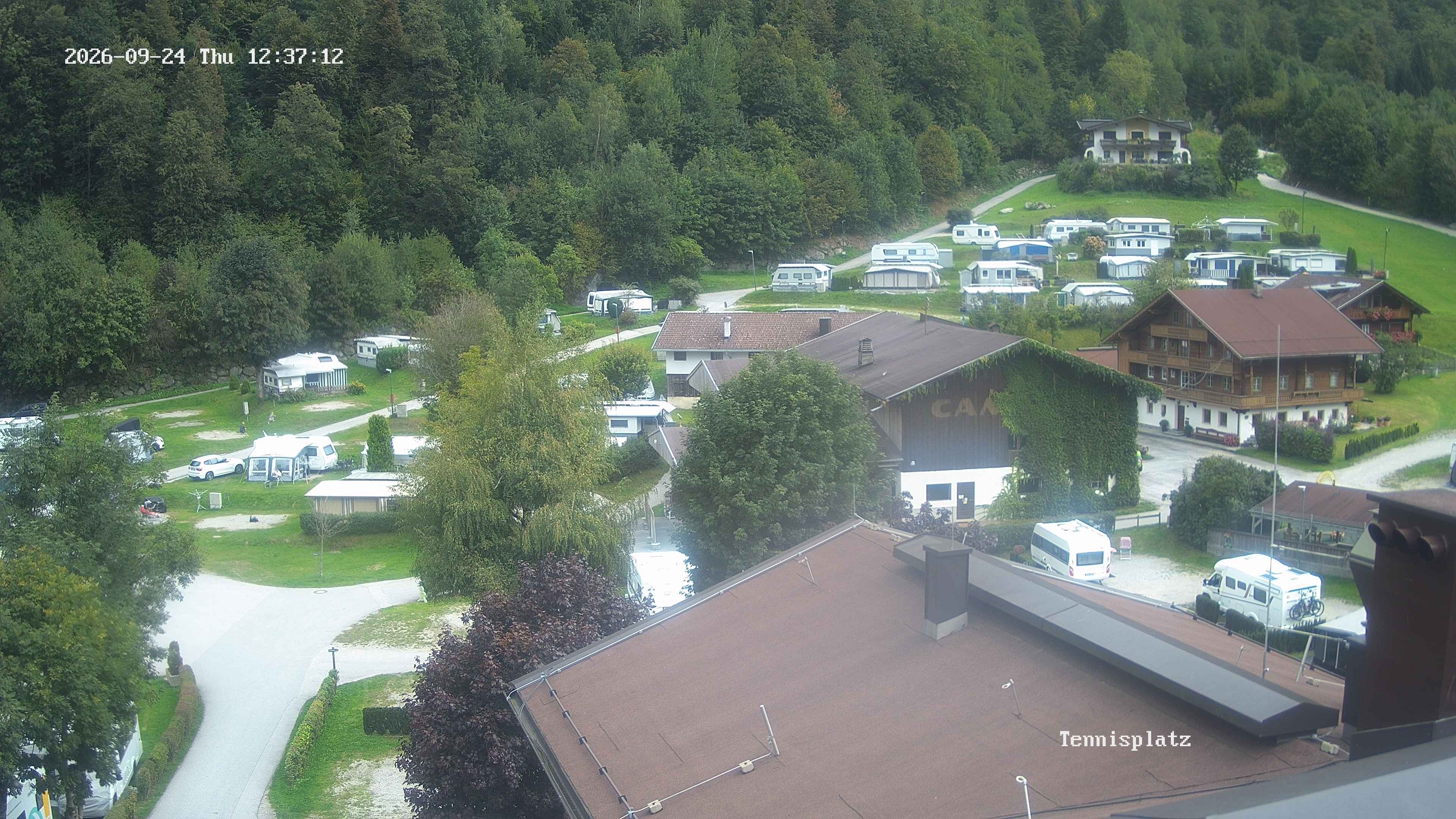 Archived image Webcam Camping Aufenfeld - View Wiesenhof