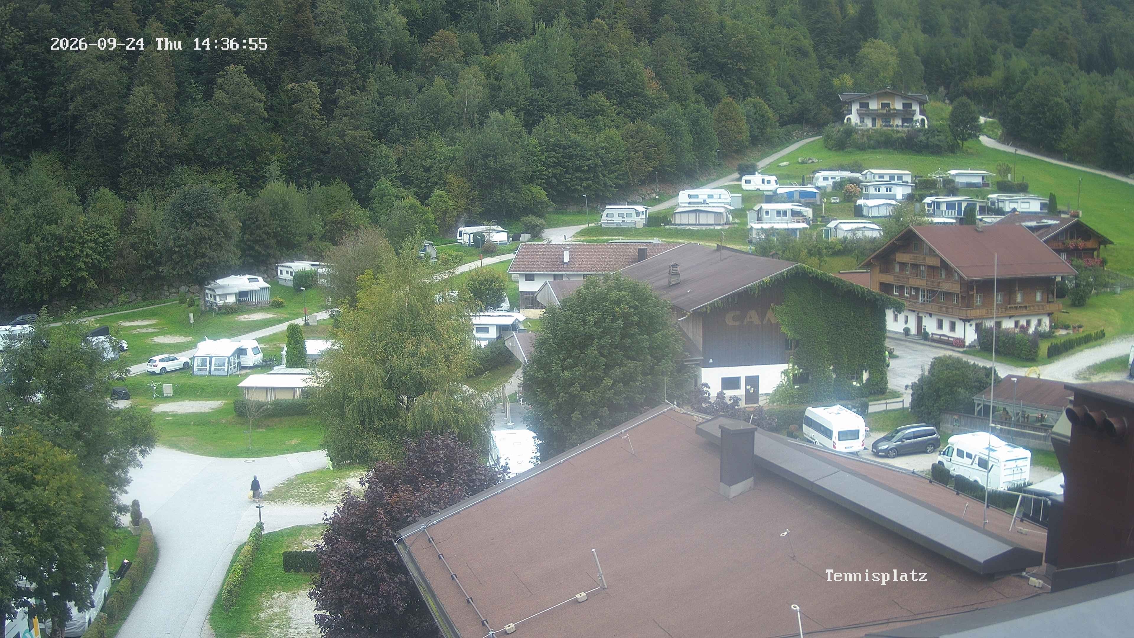Archived image Webcam Camping Aufenfeld - View Wiesenhof