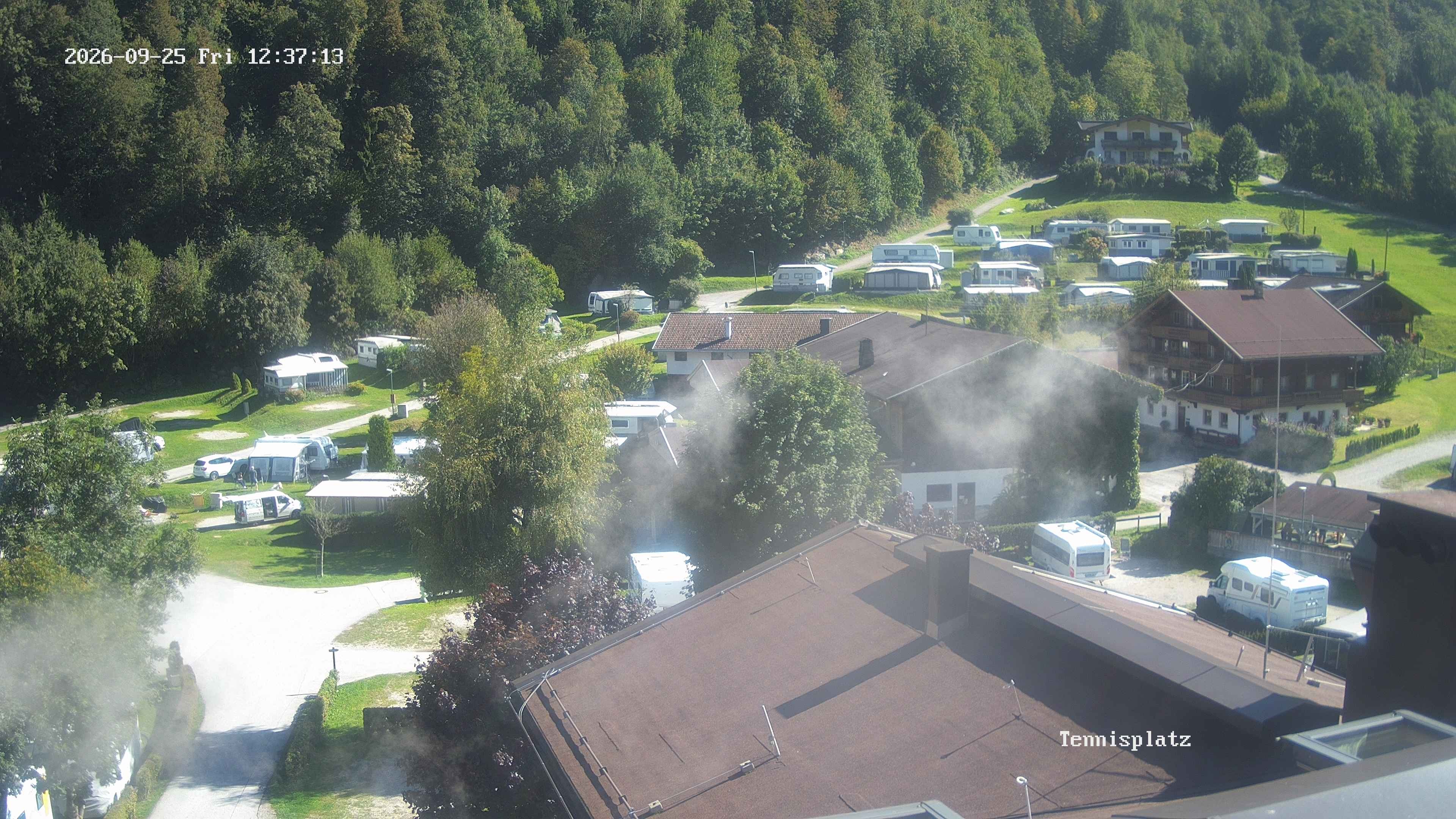 Archived image Webcam Camping Aufenfeld - View Wiesenhof