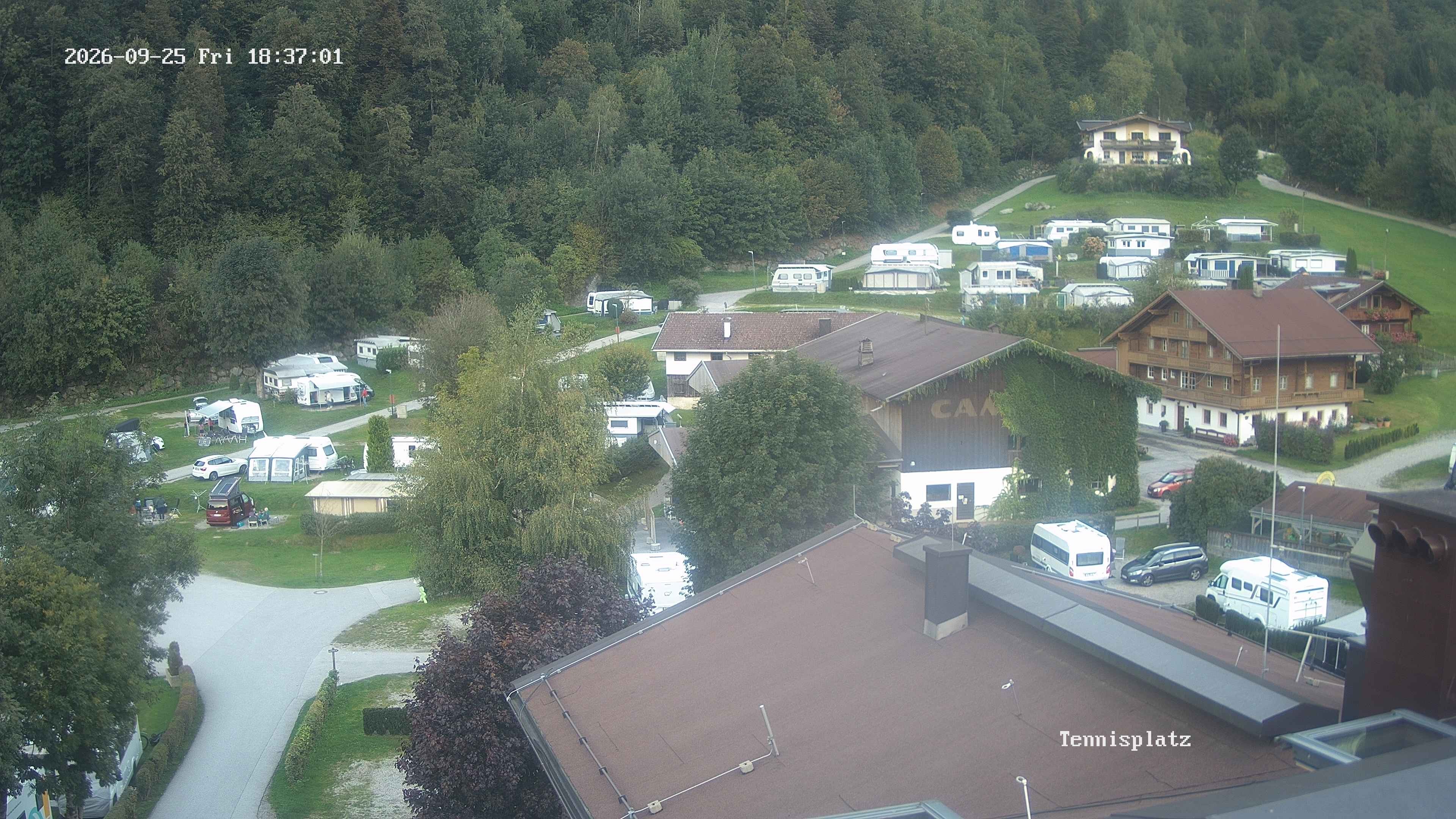 Archived image Webcam Camping Aufenfeld - View Wiesenhof