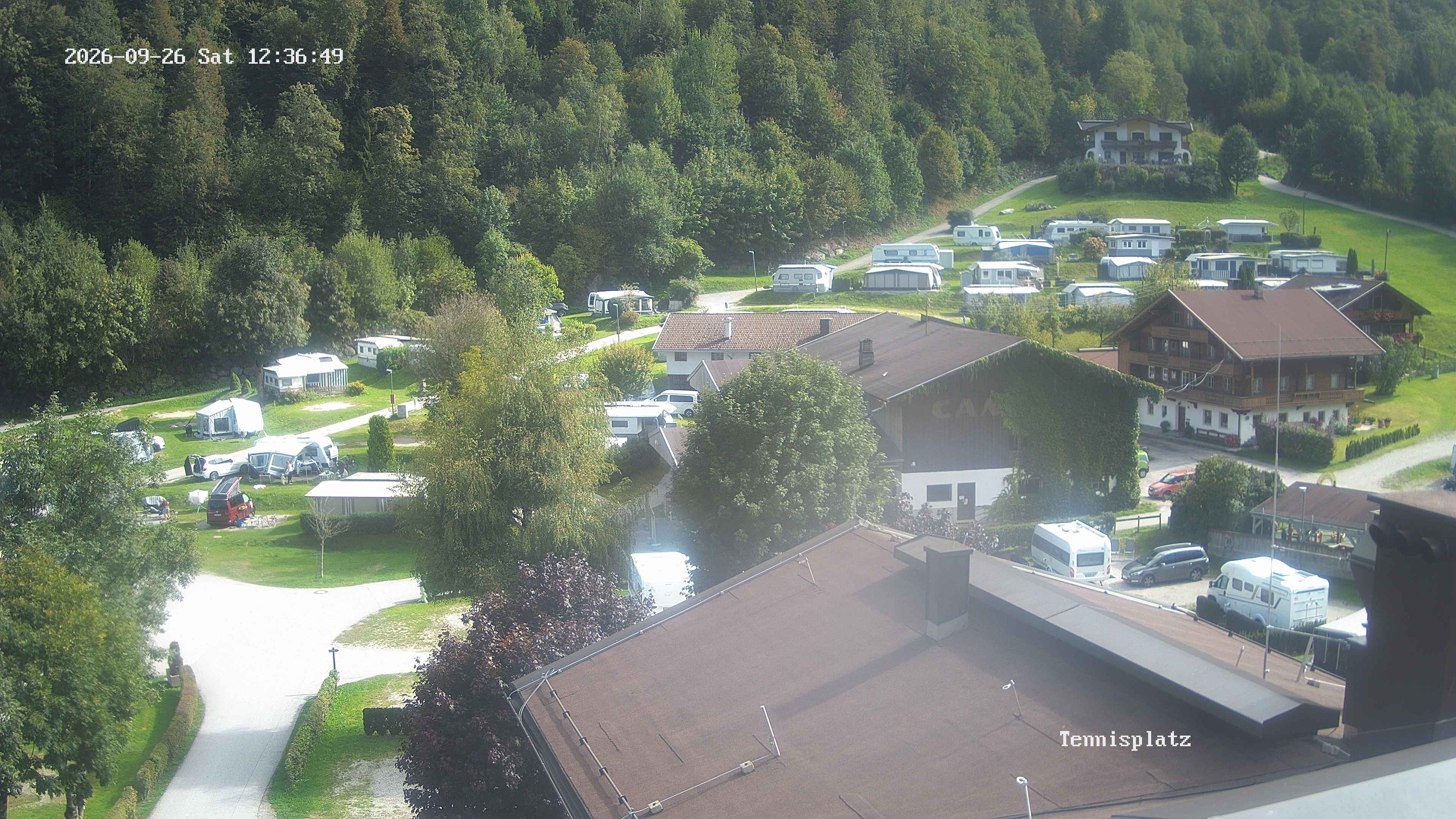 Archiv Foto Webcam Camping Aufenfeld - Appartements