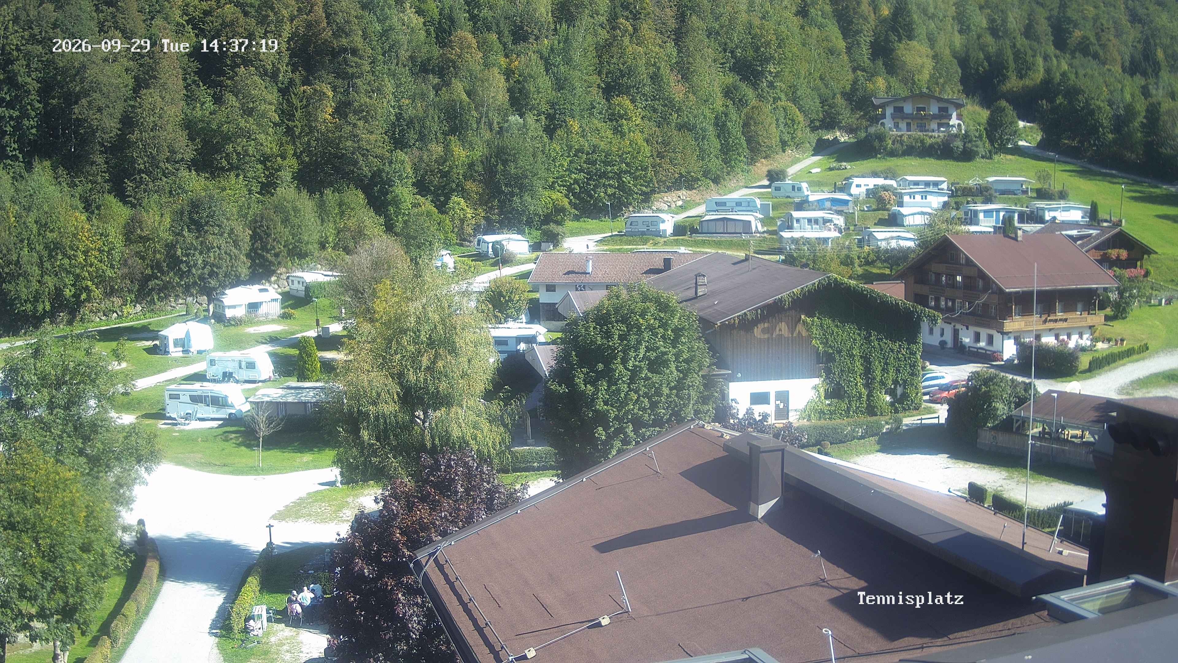 Archiv Foto Webcam Camping Aufenfeld - Appartements
