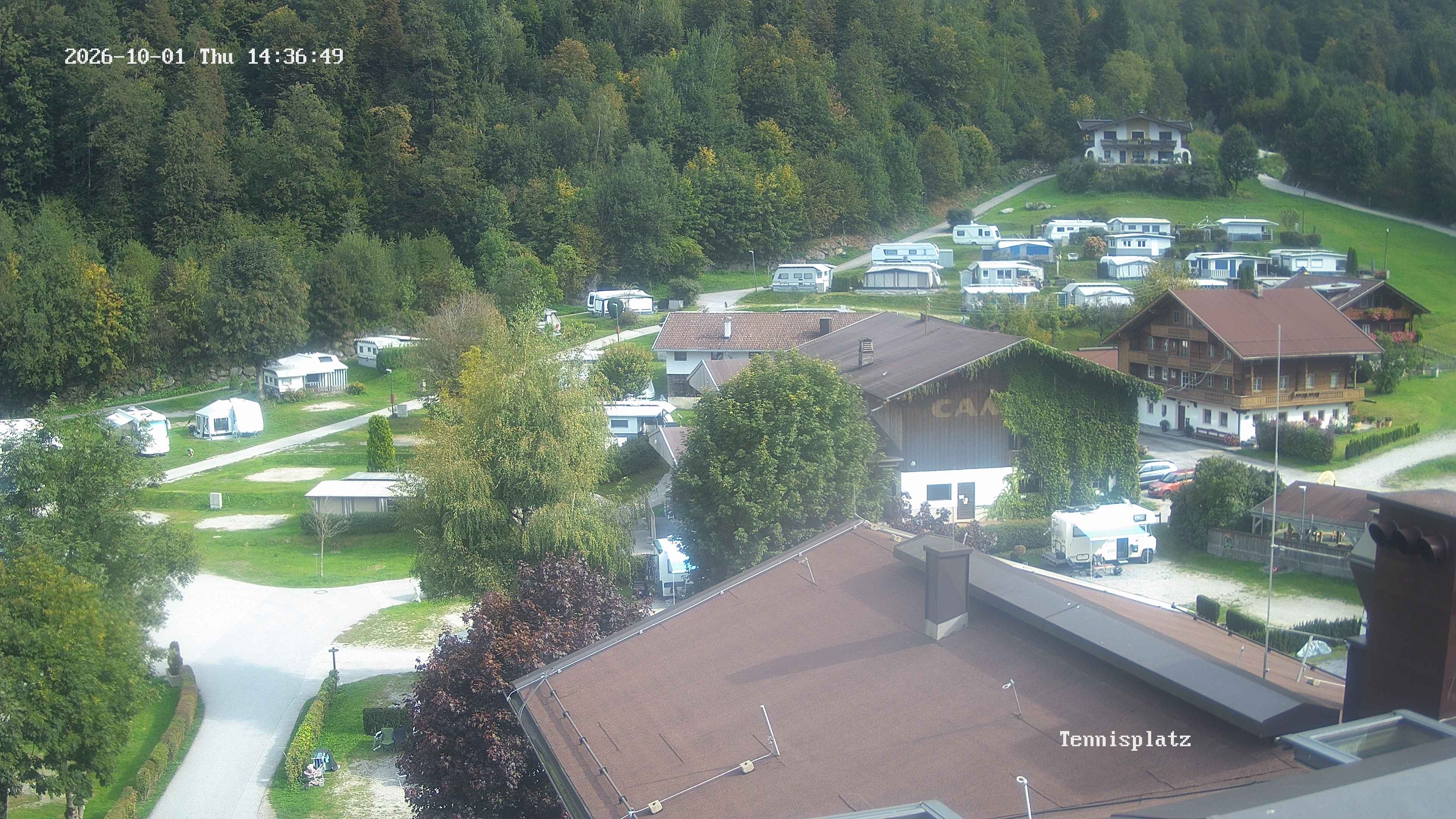 Archiv Foto Webcam Camping Aufenfeld - Appartements