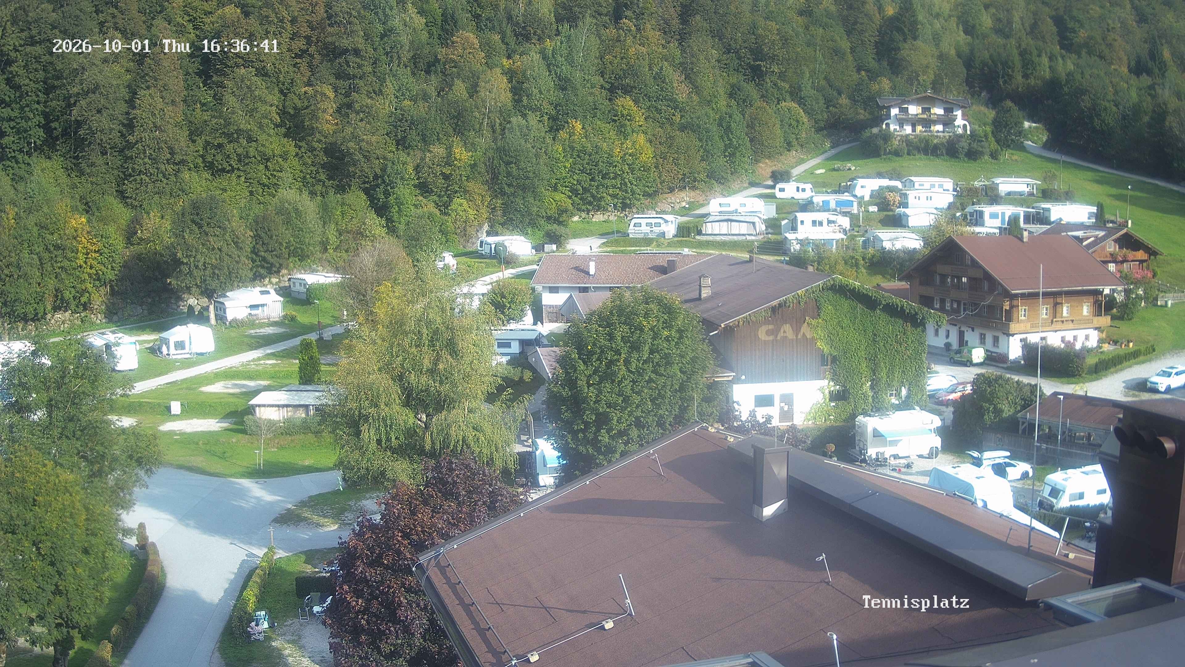 Archiv Foto Webcam Camping Aufenfeld - Appartements