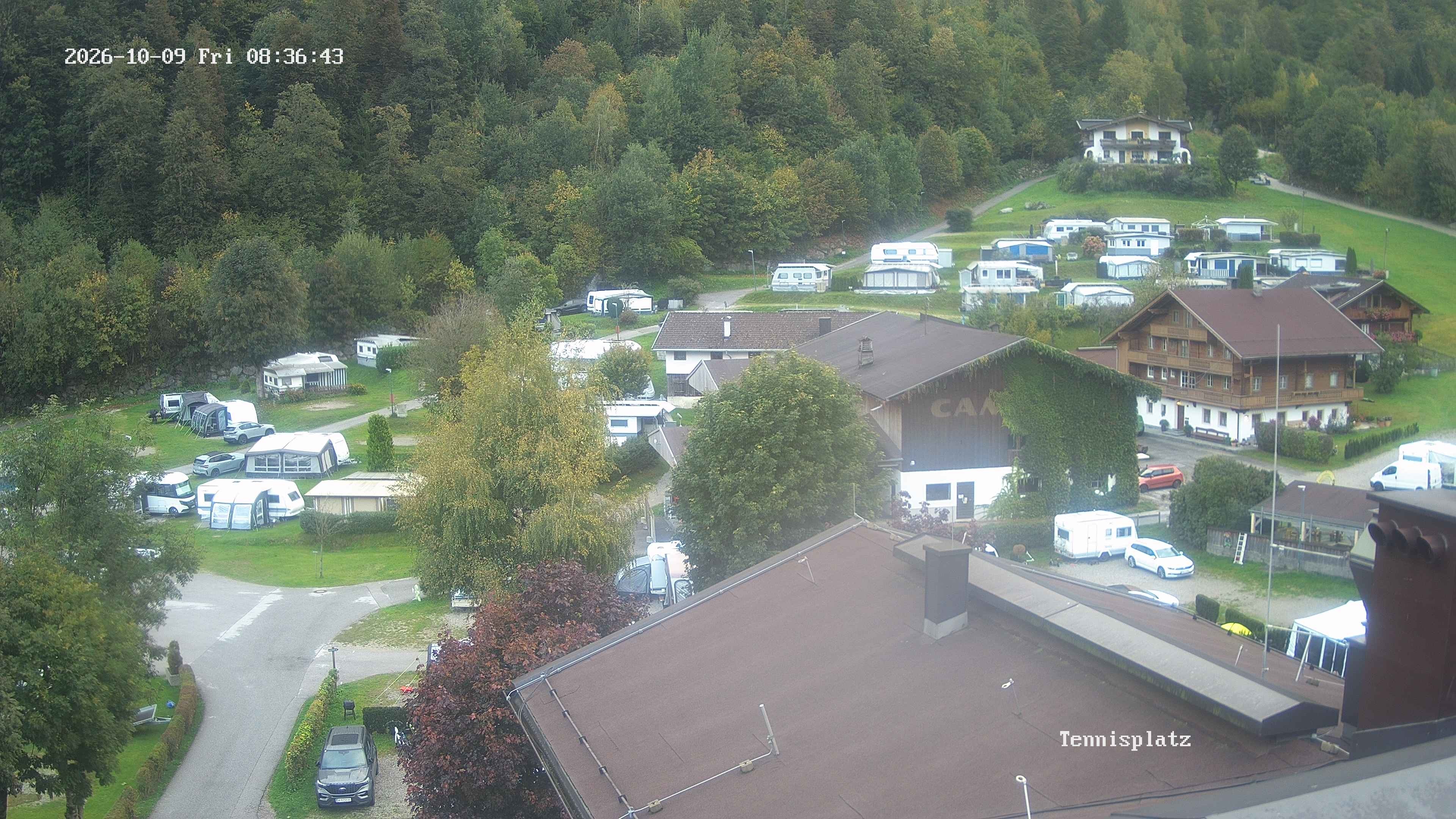 Archived image Webcam Camping Aufenfeld - View Wiesenhof