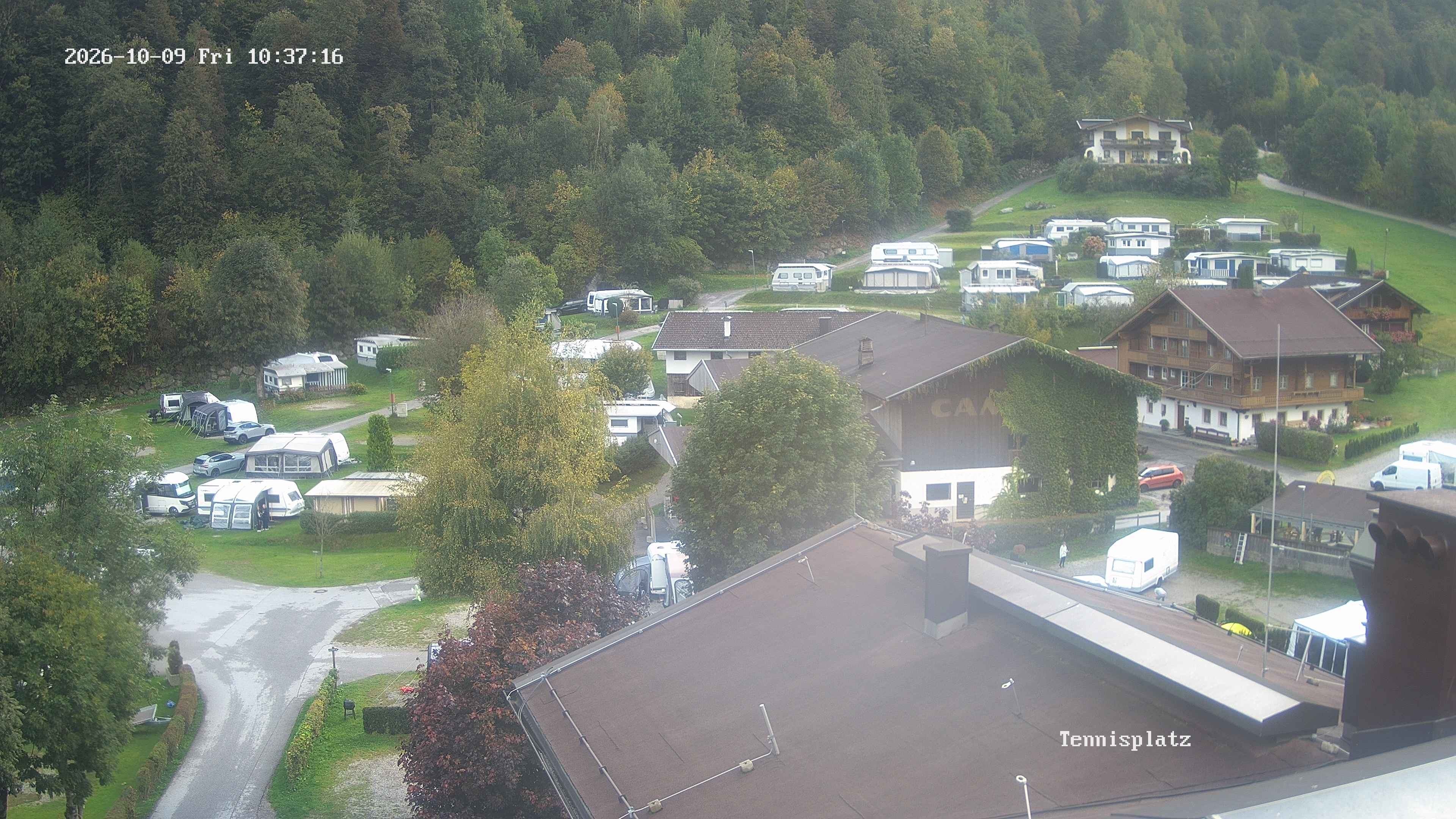 Archived image Webcam Camping Aufenfeld - View Wiesenhof