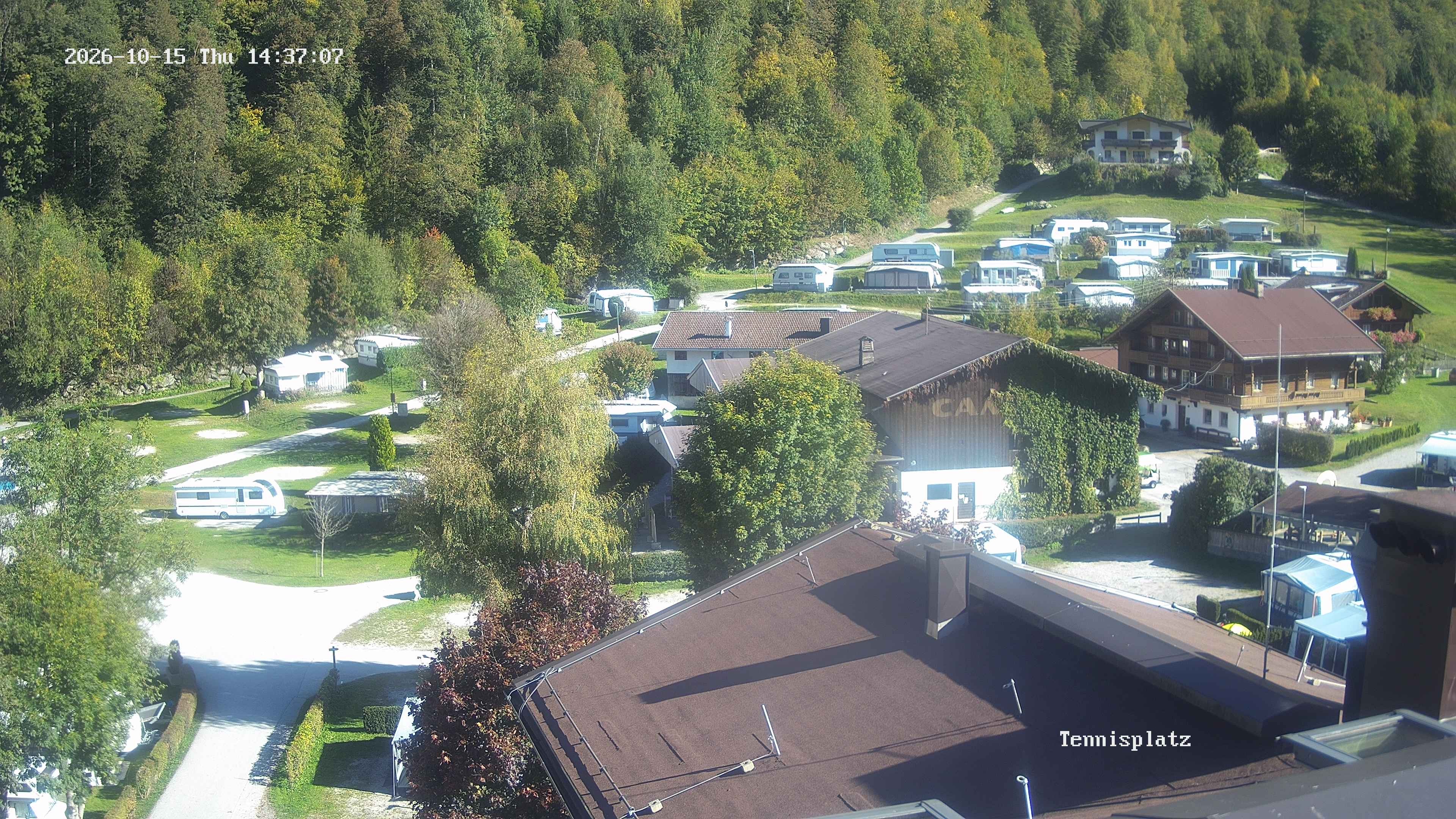 Archiv Foto Webcam Camping Aufenfeld - Appartements