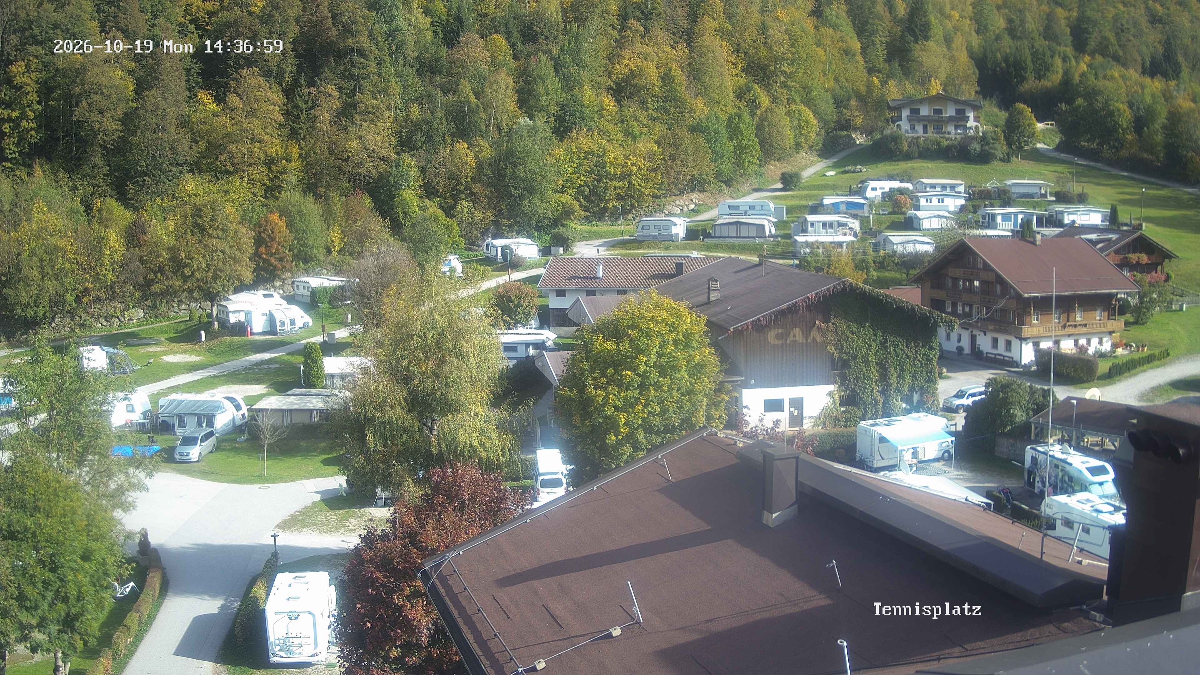Archived image Webcam Camping Aufenfeld - View Wiesenhof