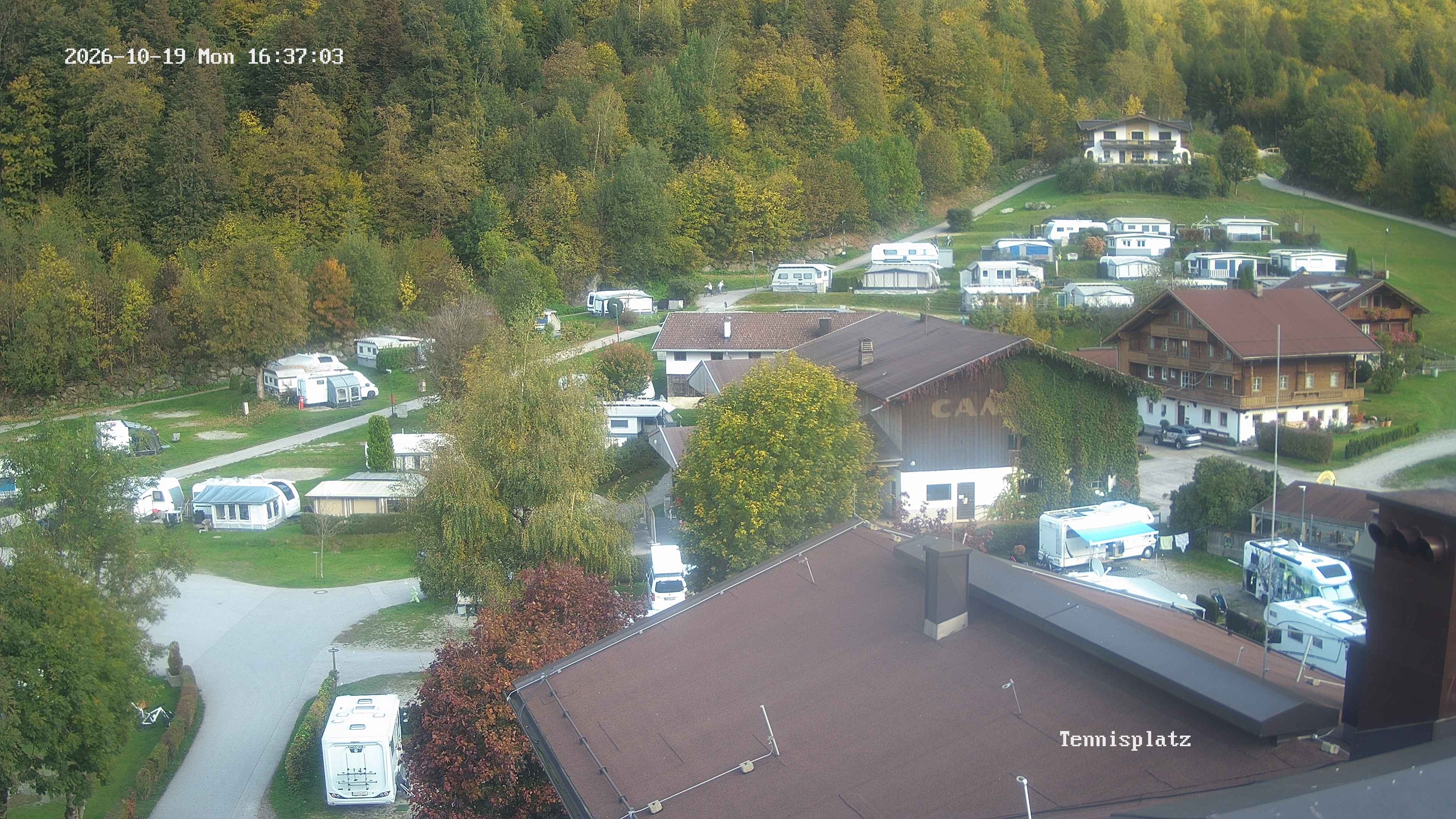 Archived image Webcam Camping Aufenfeld - View Wiesenhof