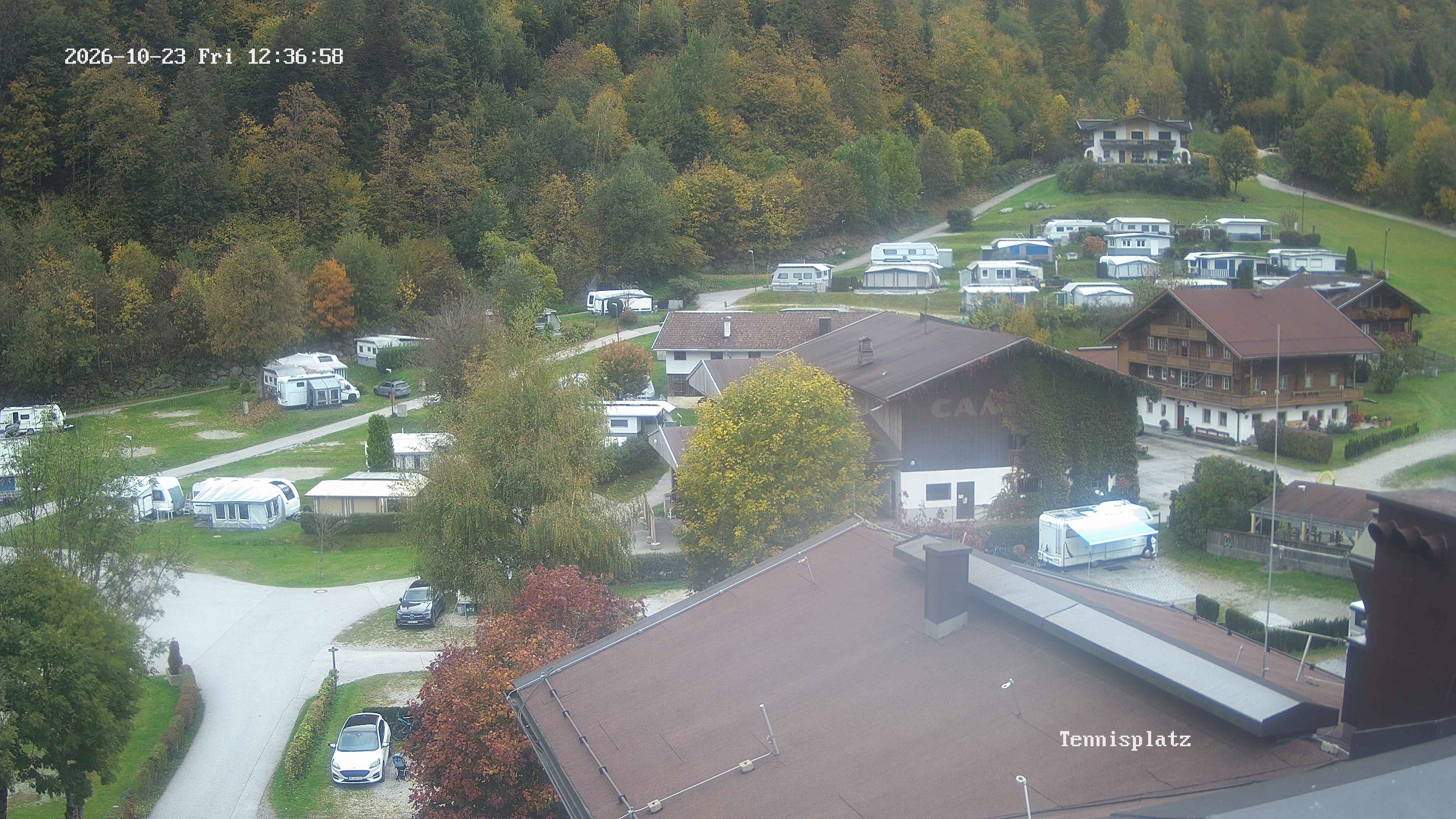 Archived image Webcam Camping Aufenfeld - View Wiesenhof
