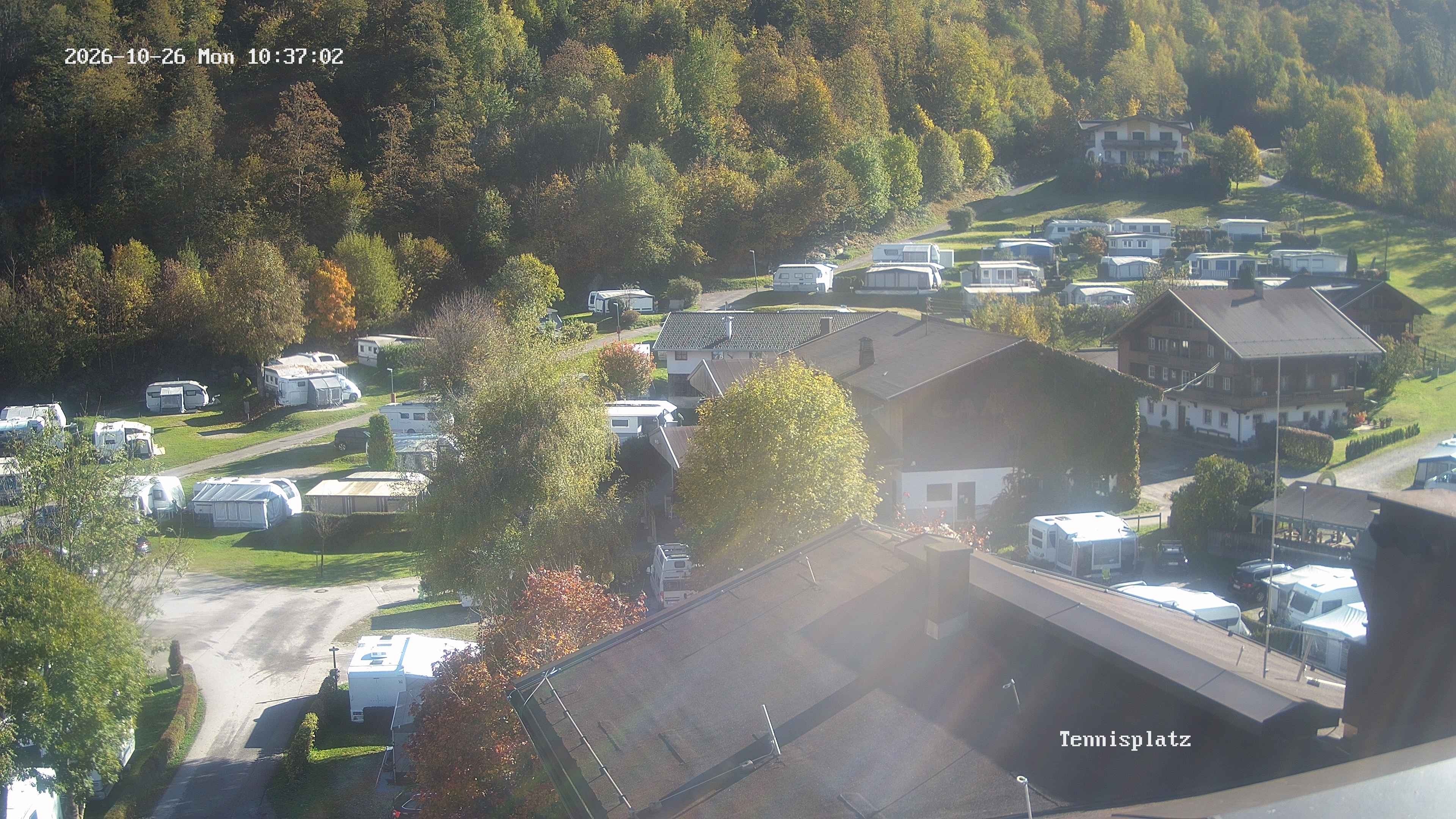 Archived image Webcam Camping Aufenfeld - View Wiesenhof
