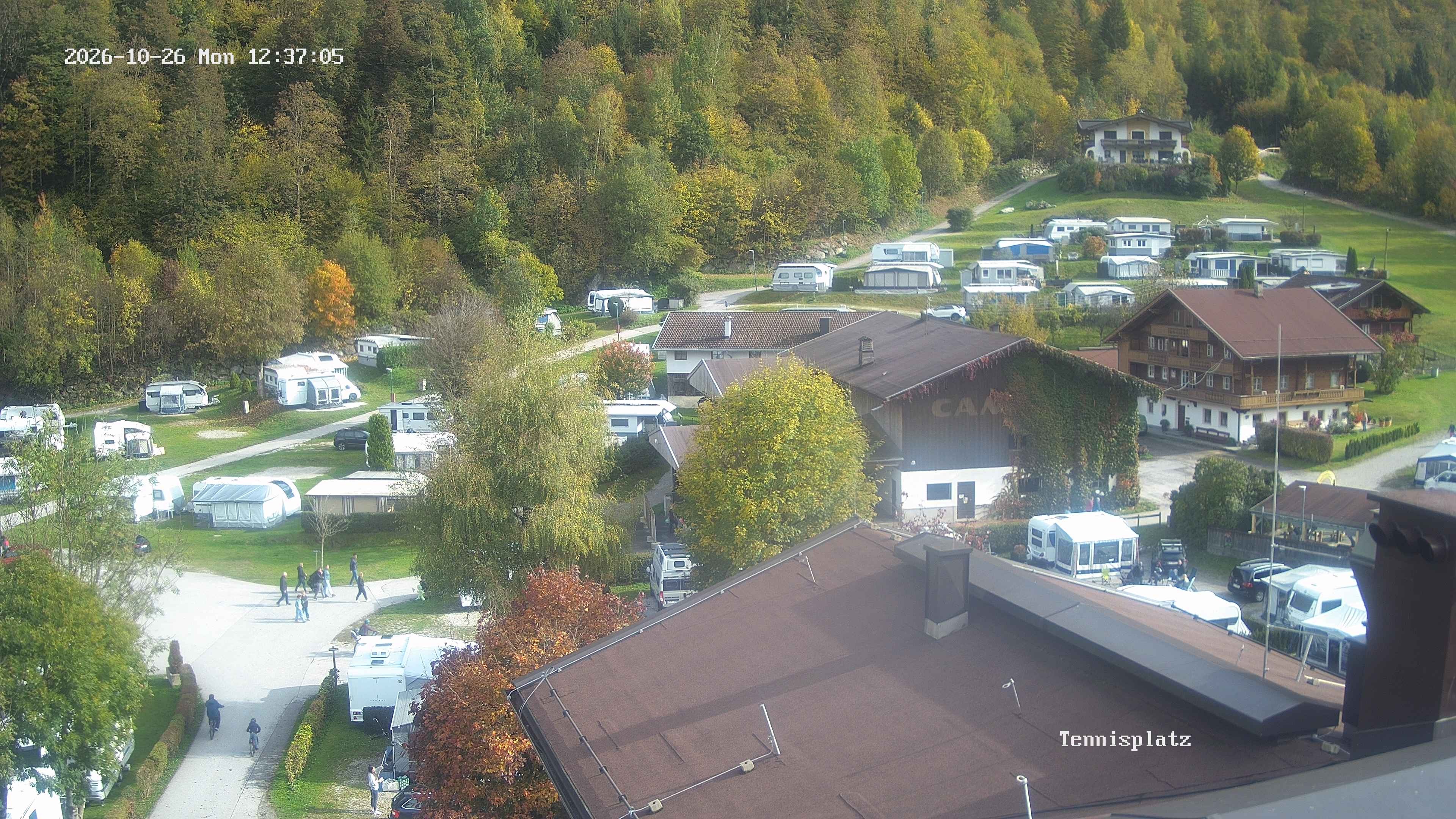 Archived image Webcam Camping Aufenfeld - View Wiesenhof