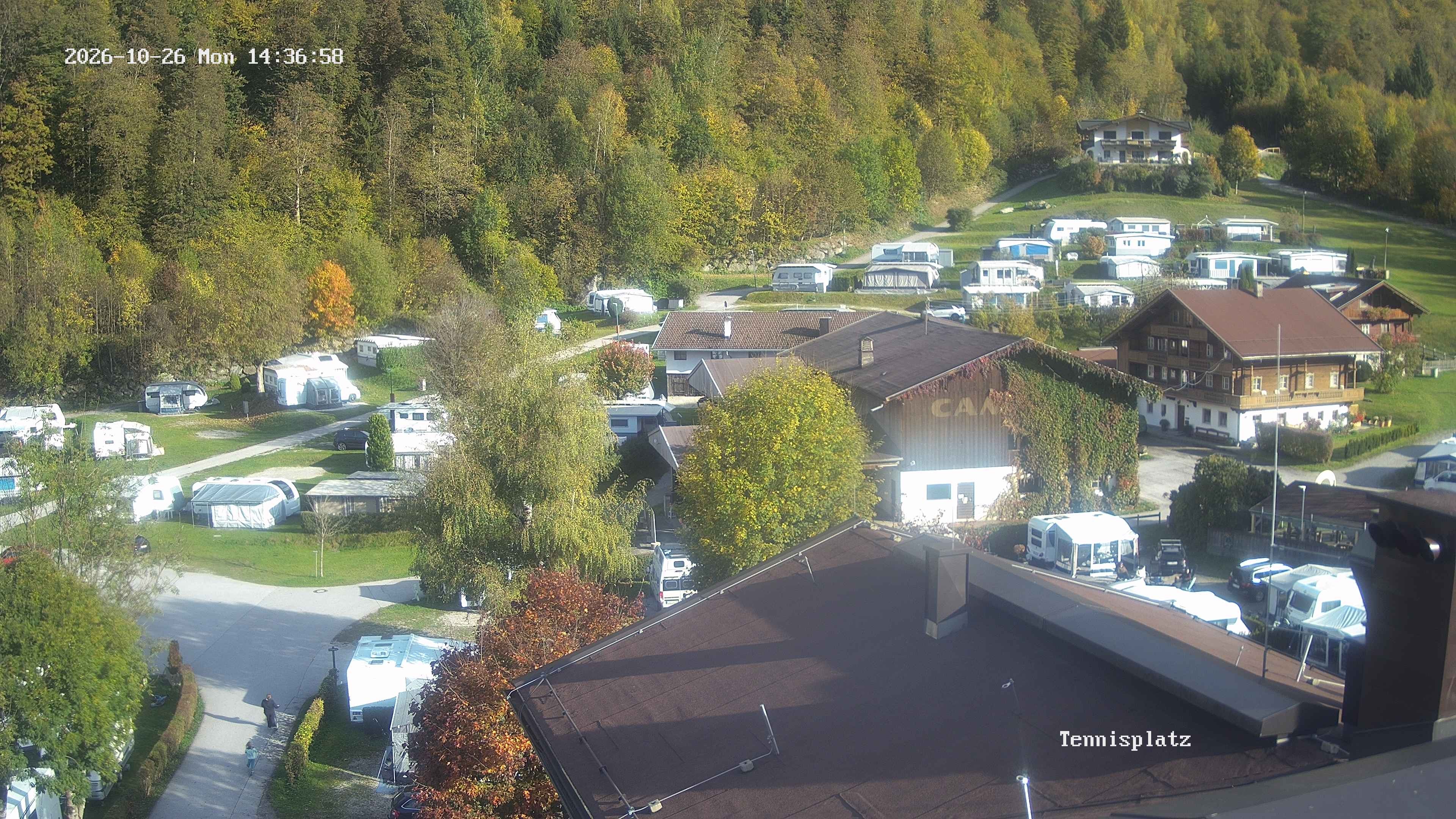Archived image Webcam Camping Aufenfeld - View Wiesenhof
